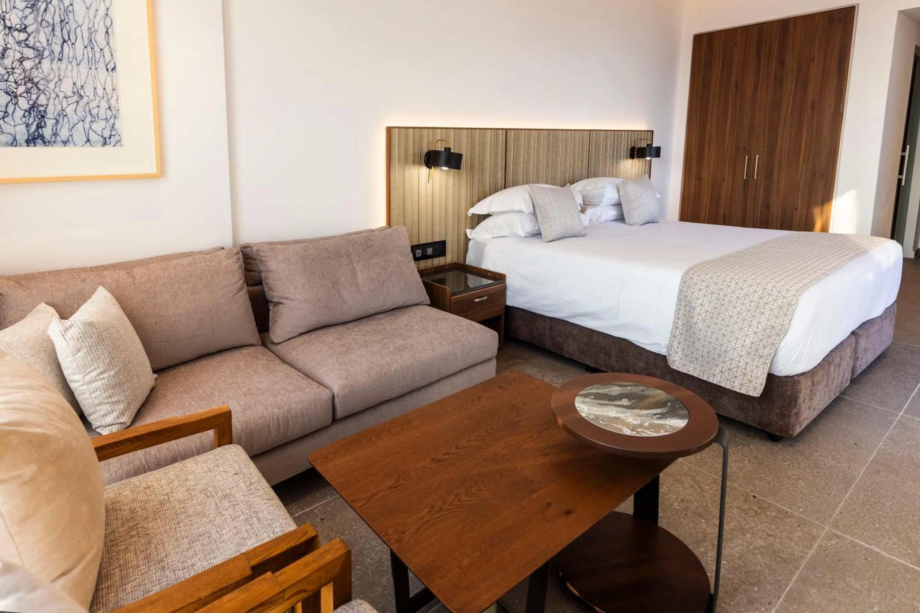 Bed in Sofianna Resort & Spa