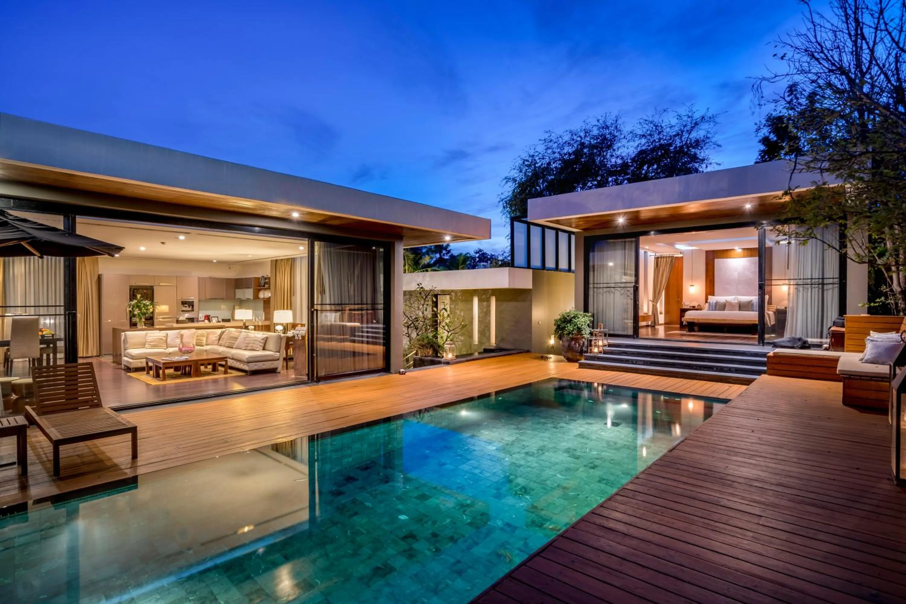 Living room in V Villas Hua Hin - MGallery Collection