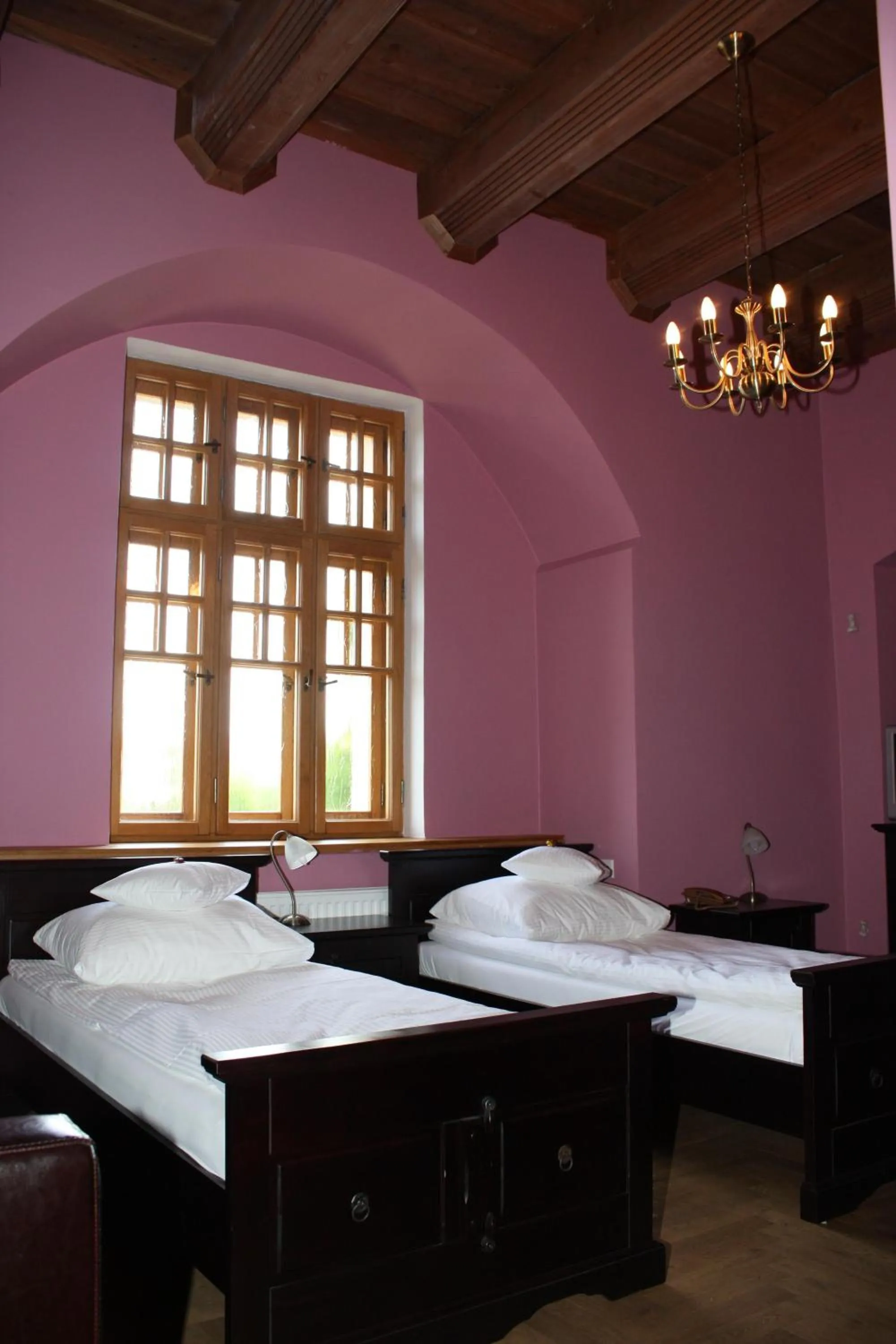 Bed in Klasztor Cedynia Hotel