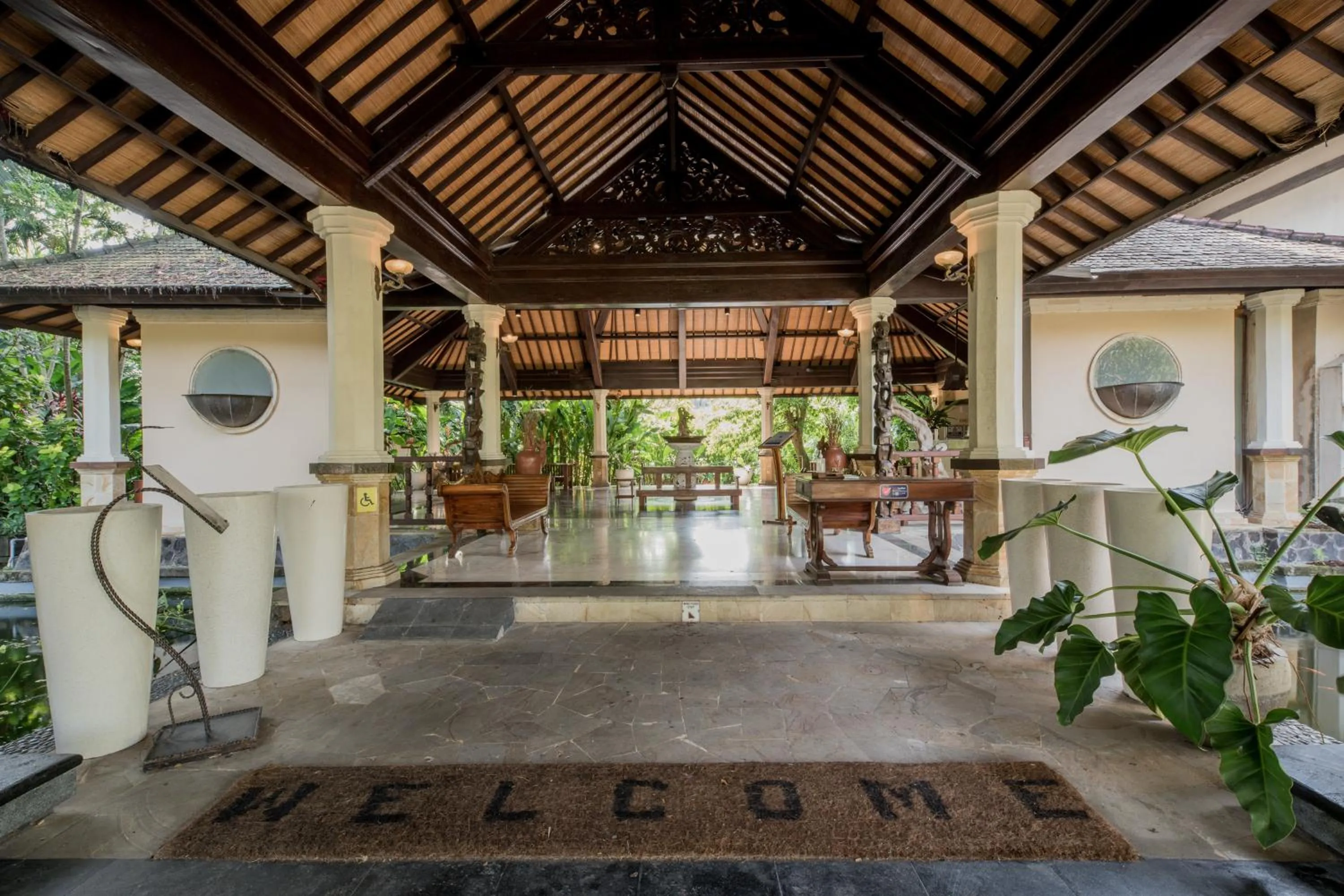 Facade/entrance in Hotel Vila Lumbung