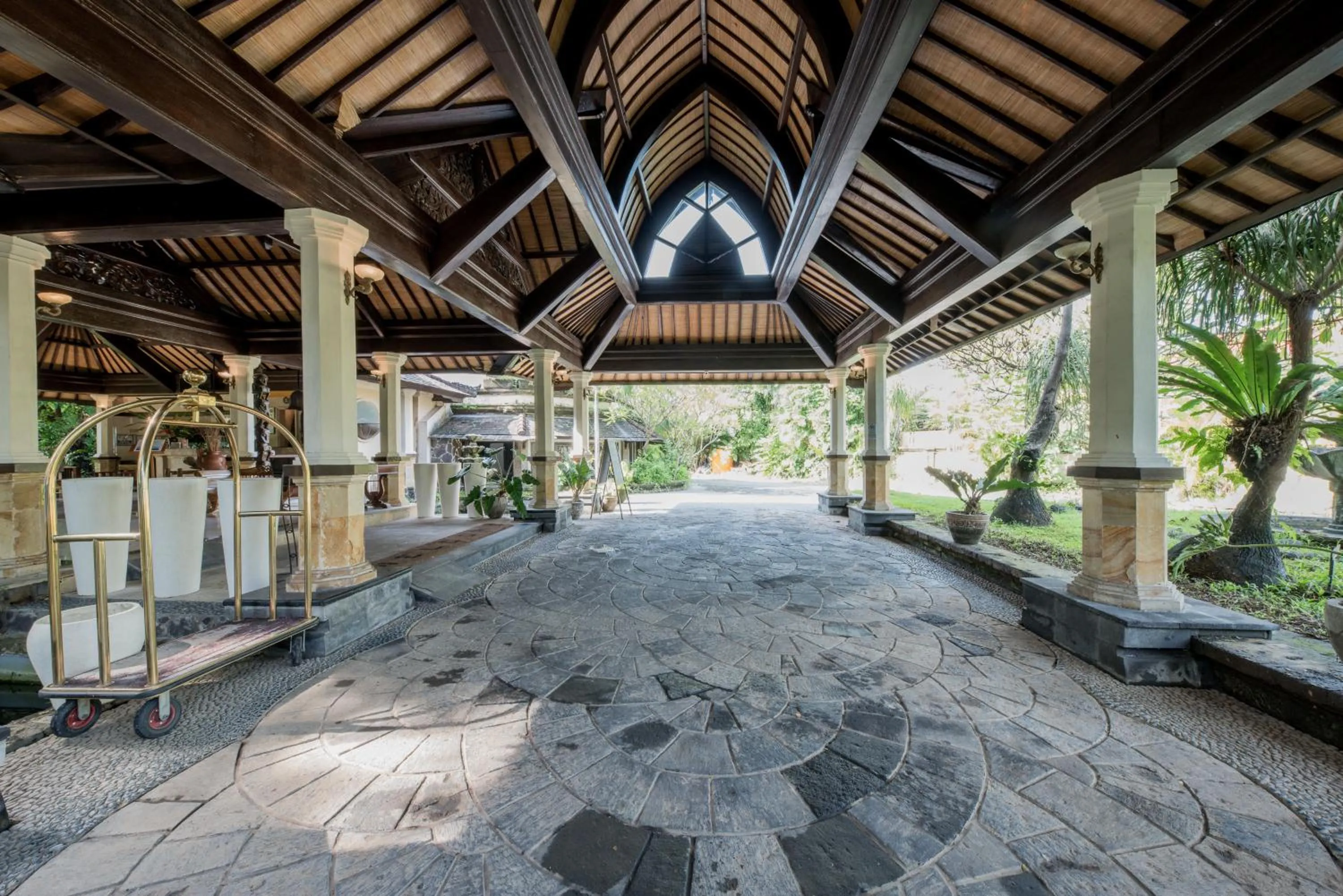 Facade/entrance in Hotel Vila Lumbung