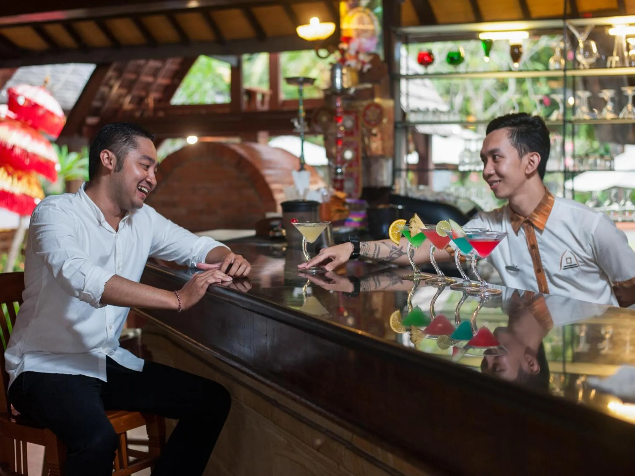 Alcoholic drinks in Hotel Vila Lumbung