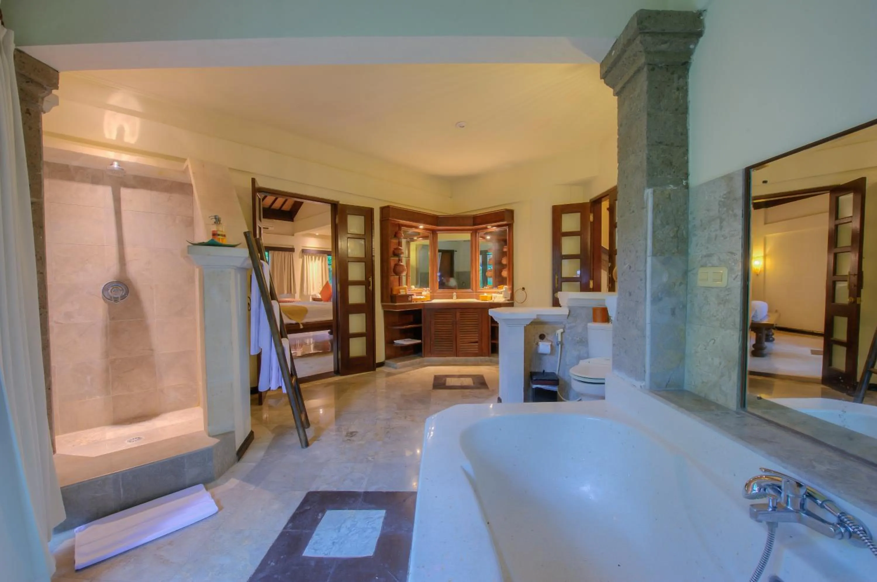 Bathroom in Hotel Vila Lumbung