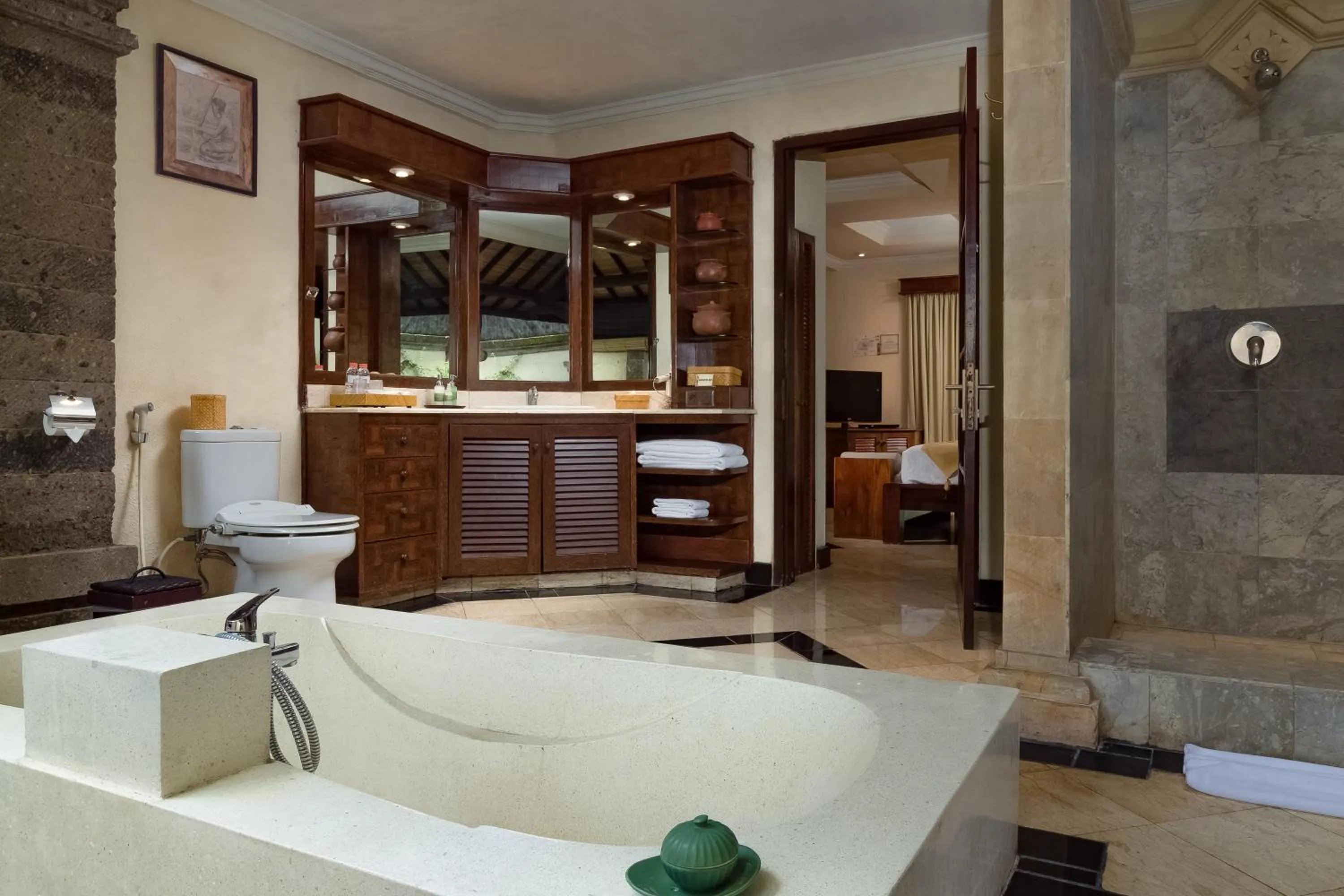 Bathroom in Hotel Vila Lumbung