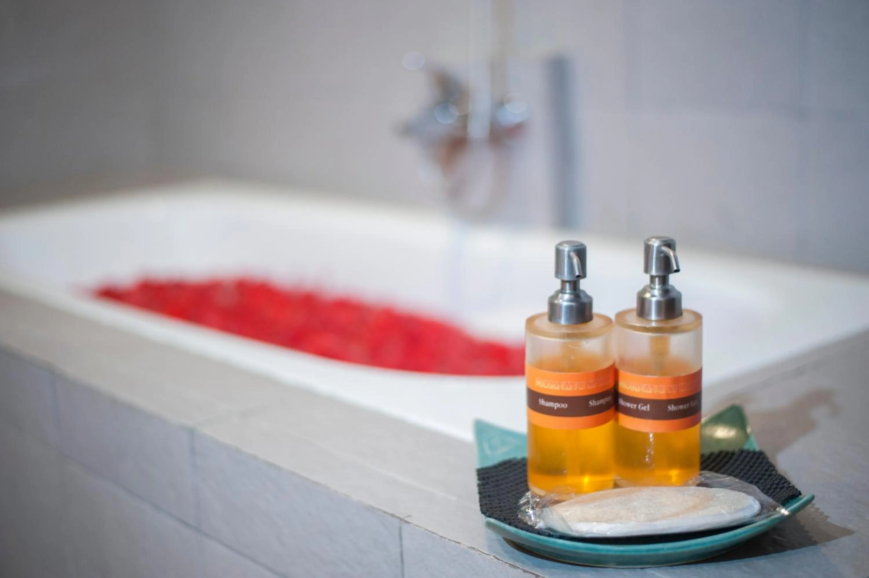 Bathroom in Hotel Vila Lumbung