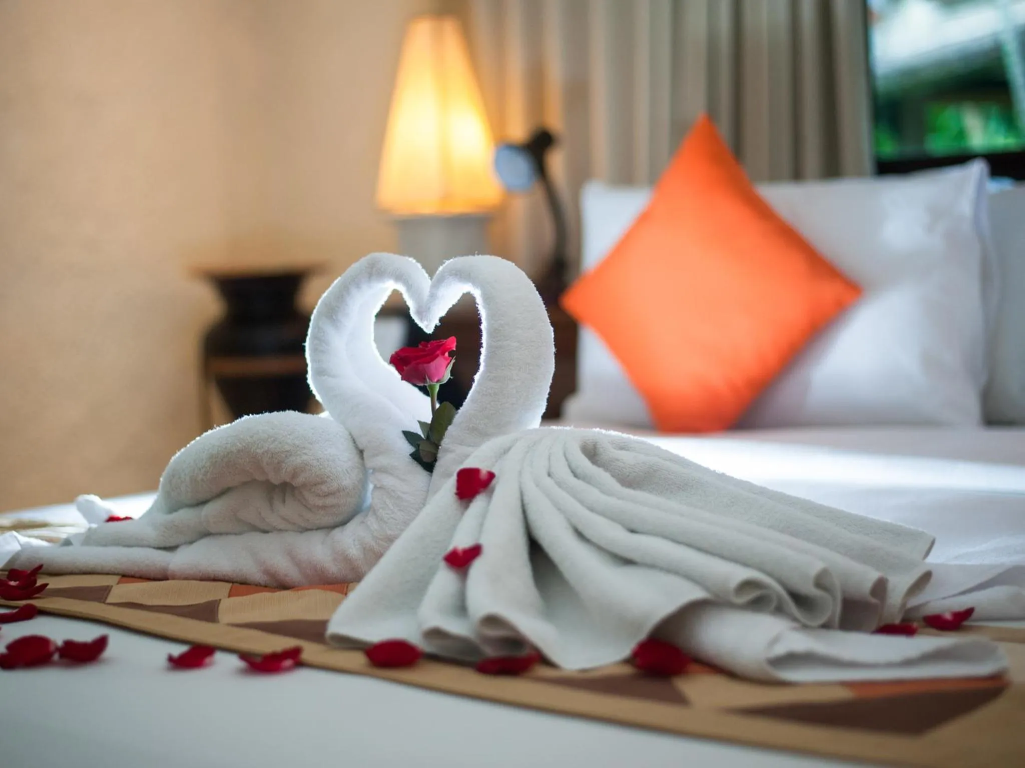 Bedroom, Bed in Hotel Vila Lumbung