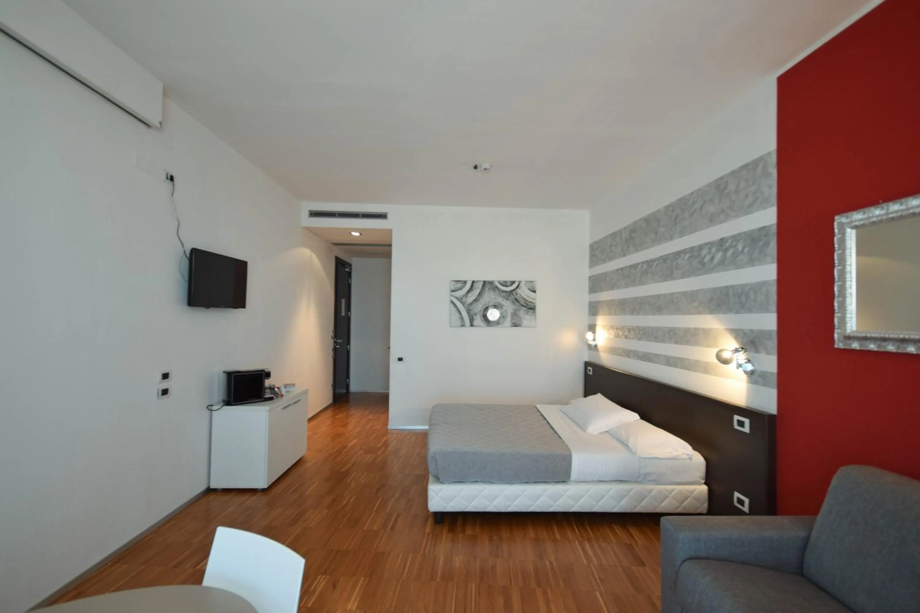 Bed in Hotel Mantova Residence