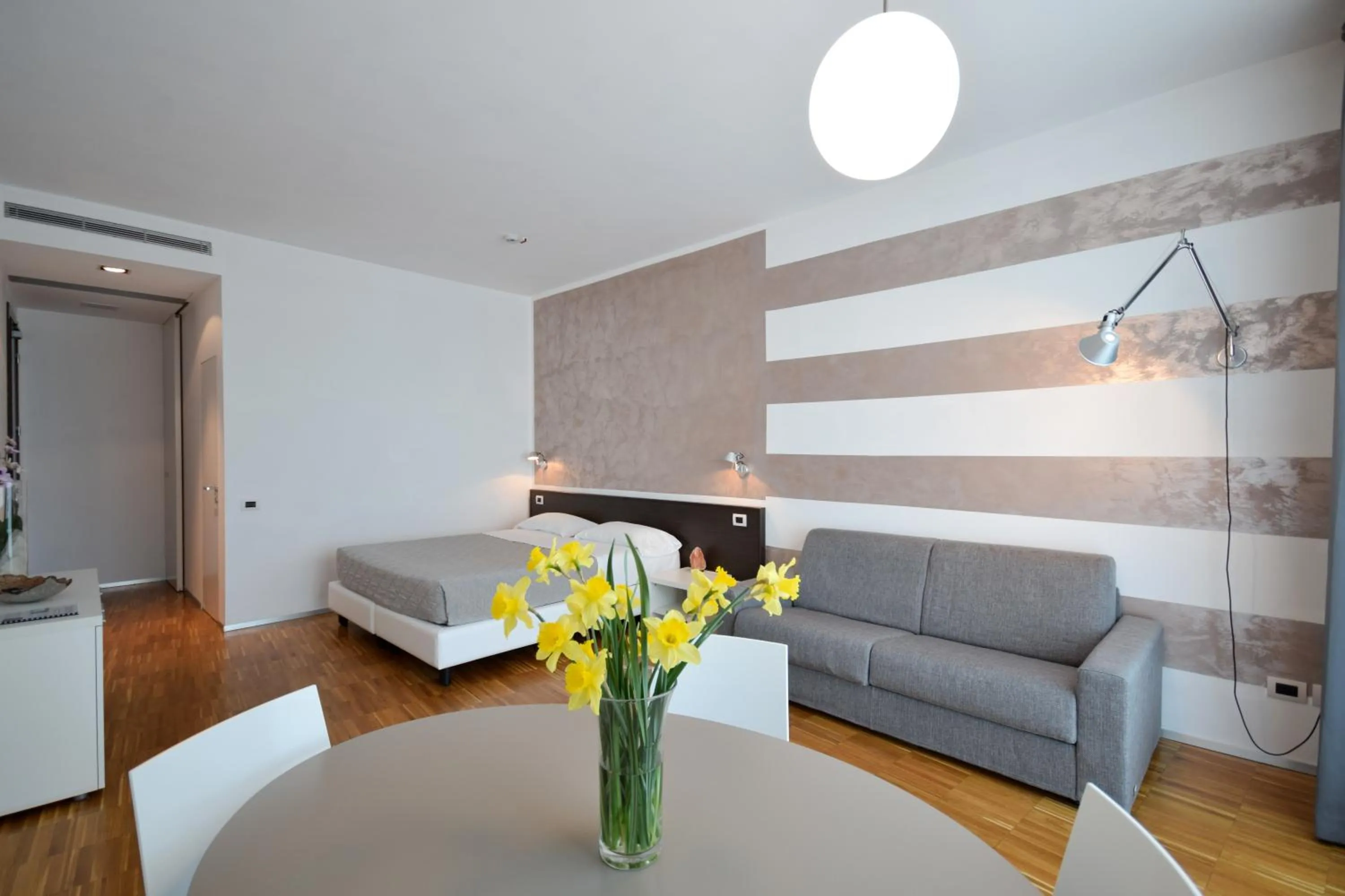 Bed in Hotel Mantova Residence