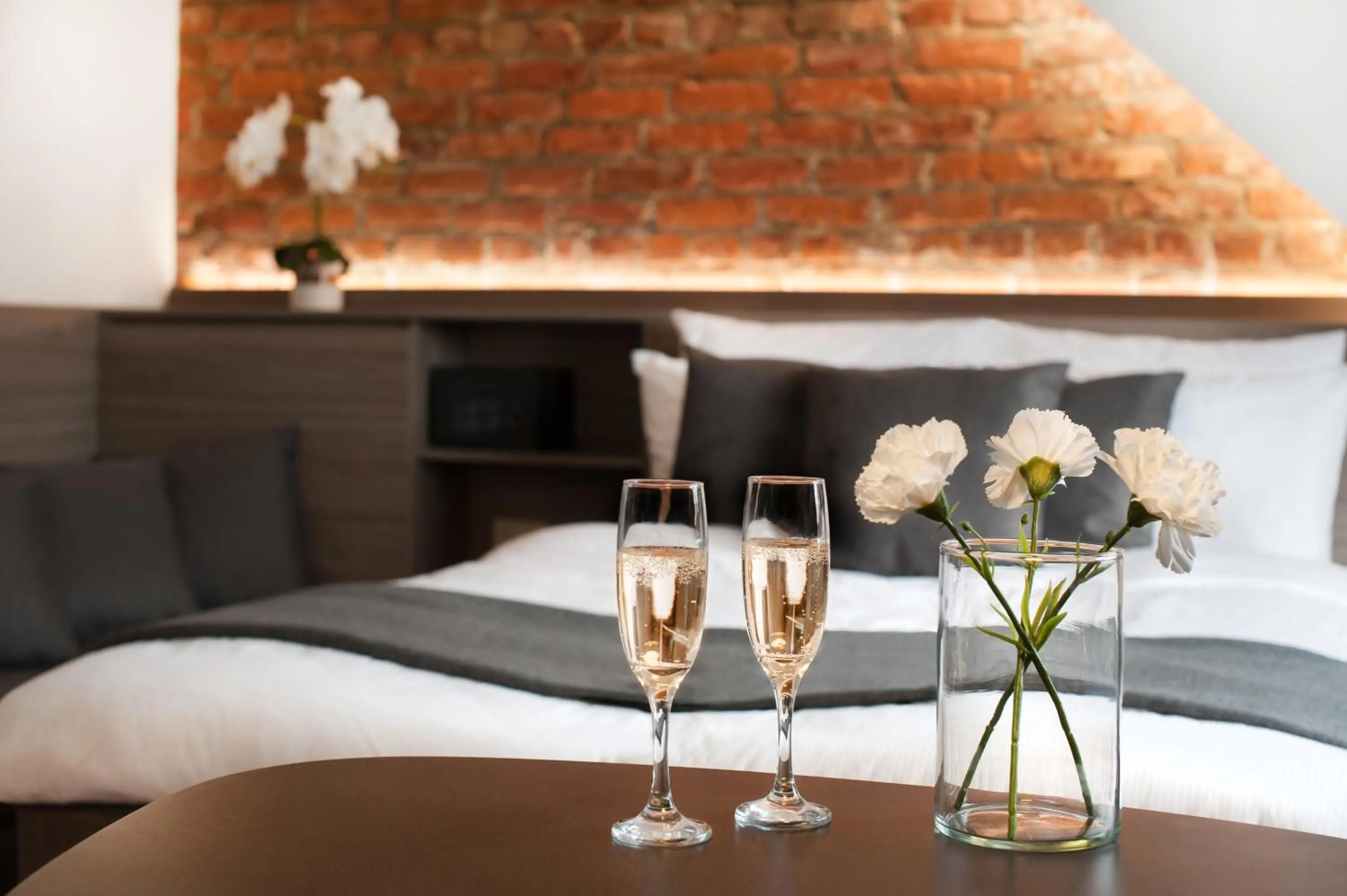 Living room, Bed in Dangė Hotel