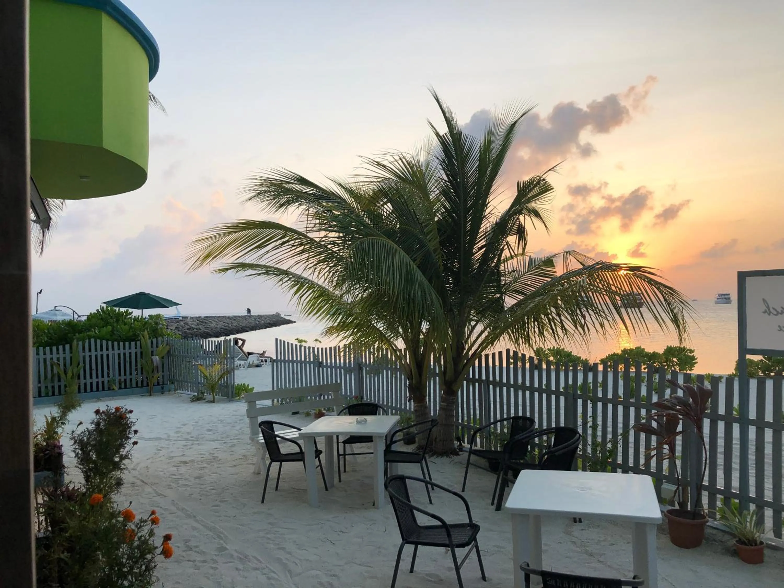 Sunset in IRIS Beach Residence