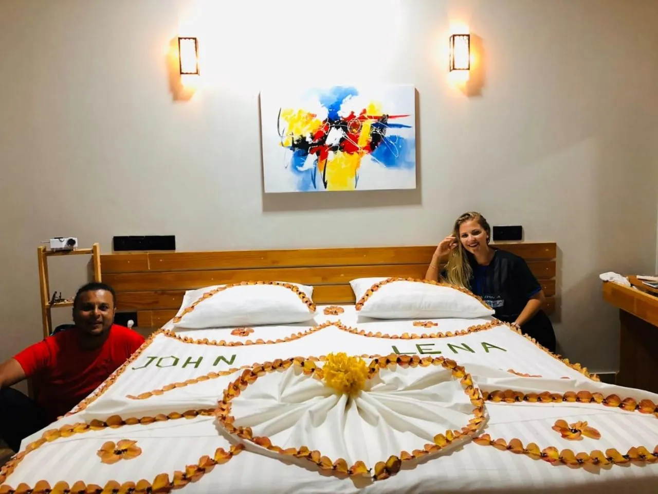 Bed in IRIS Beach Residence