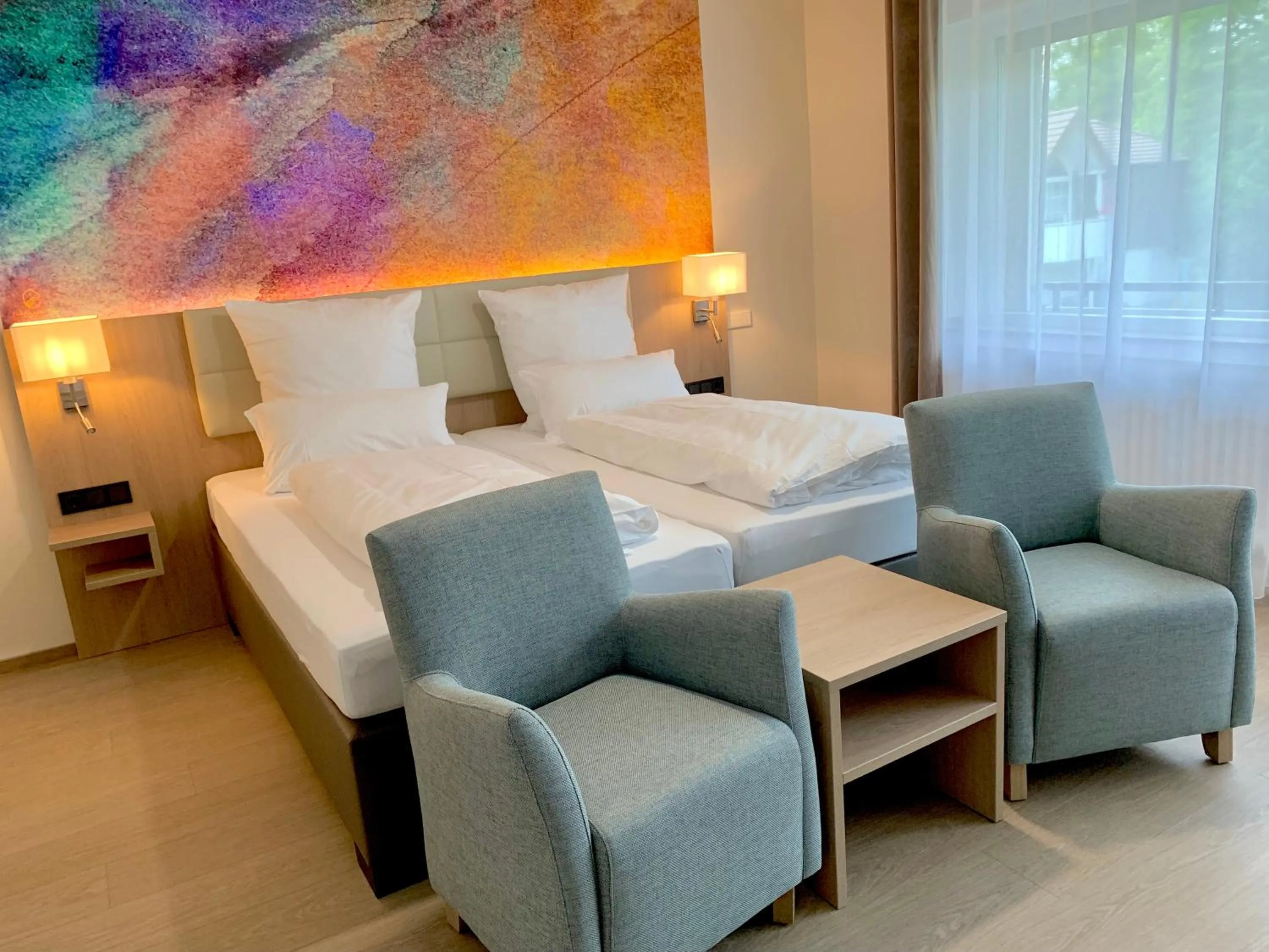 Bed in Thermalhotel Kemper