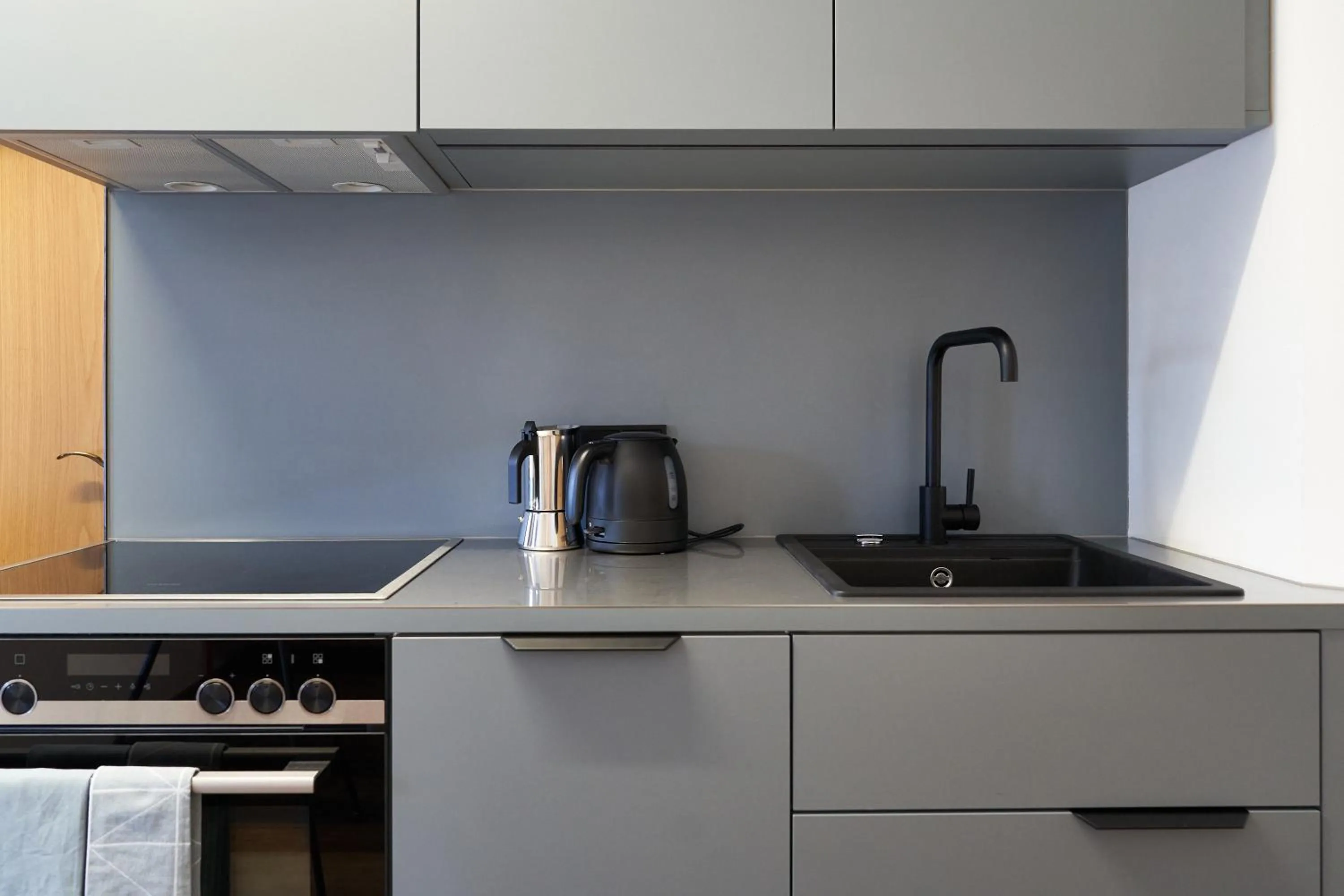 Kitchen or kitchenette in Design Apartments & Zimmer - Zugspitze