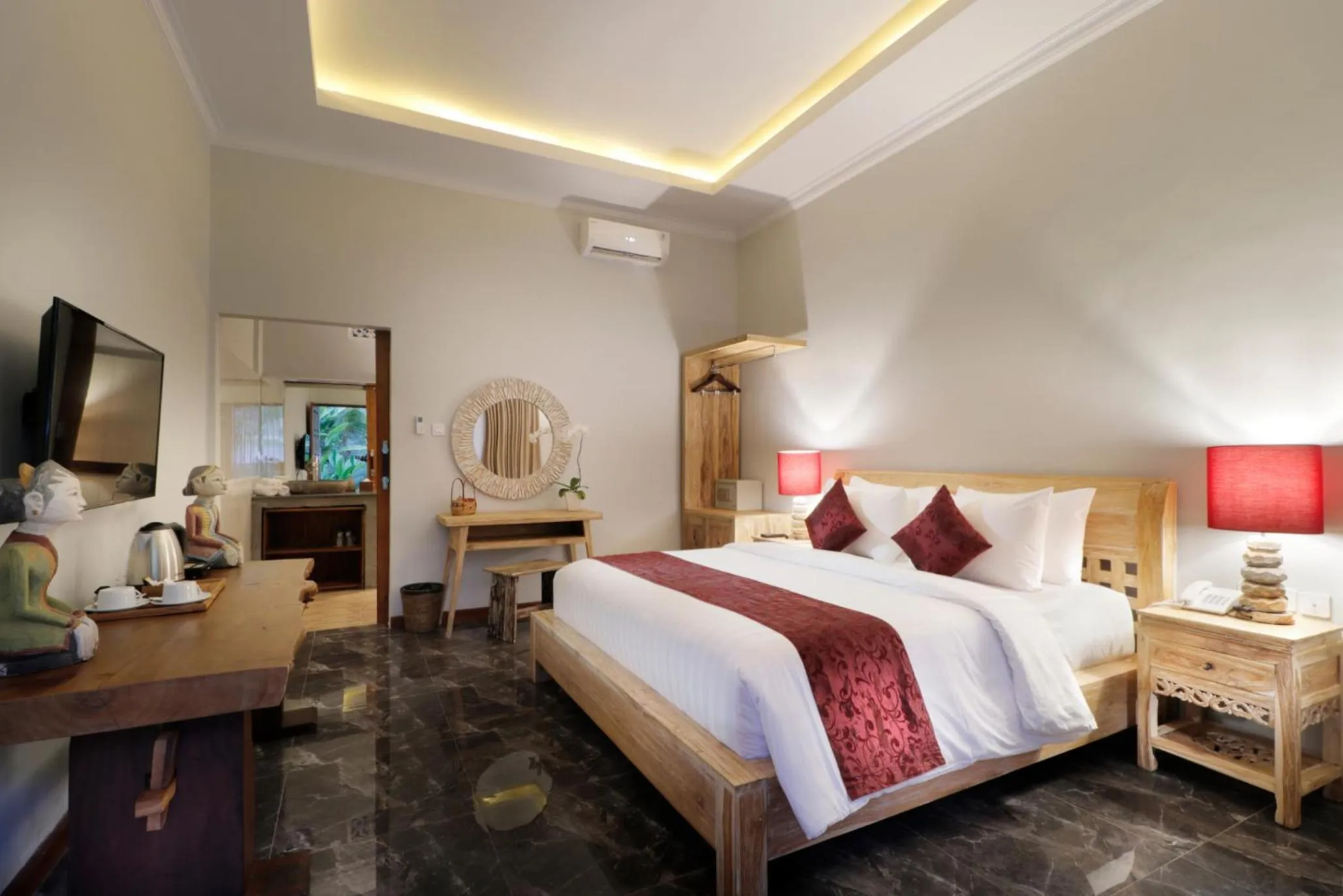 Bedroom, Bed in Keramas Sacred River Retreat Resort and Villa