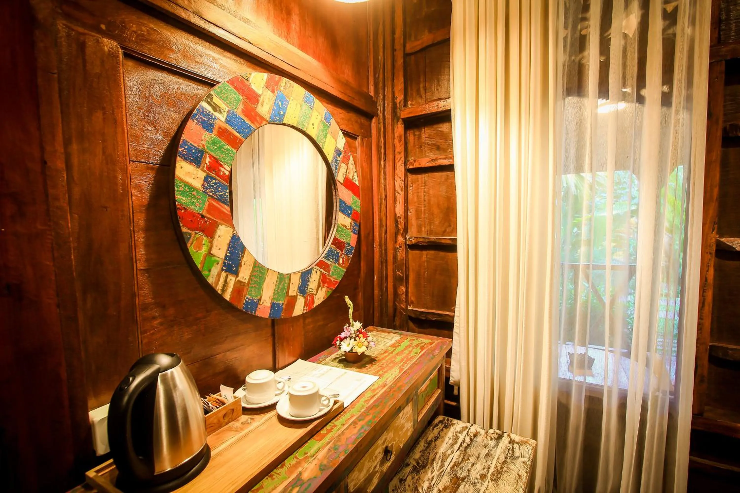 Bedroom in Keramas Sacred River Retreat Resort and Villa