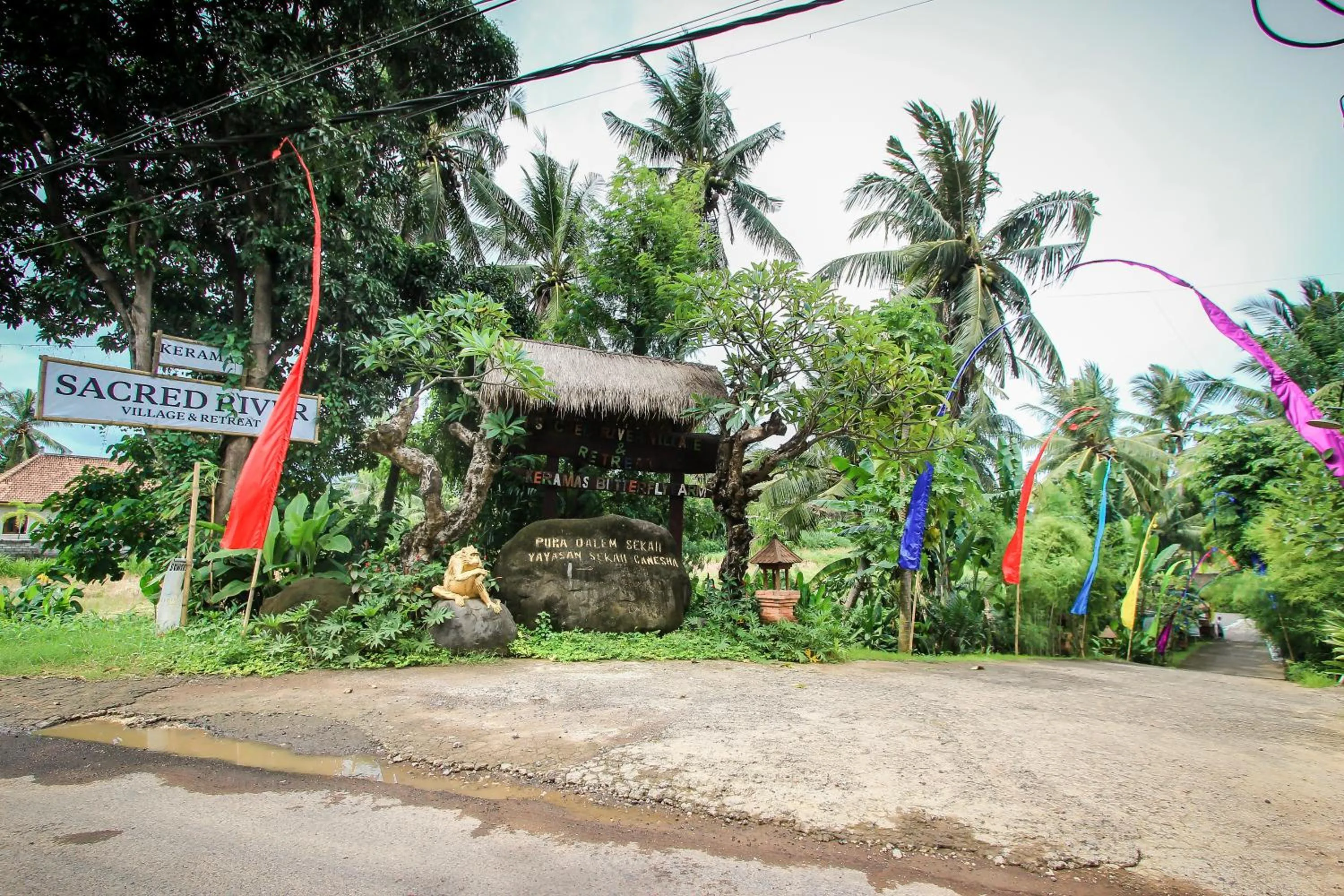 Property logo or sign in Keramas Sacred River Retreat Resort and Villa