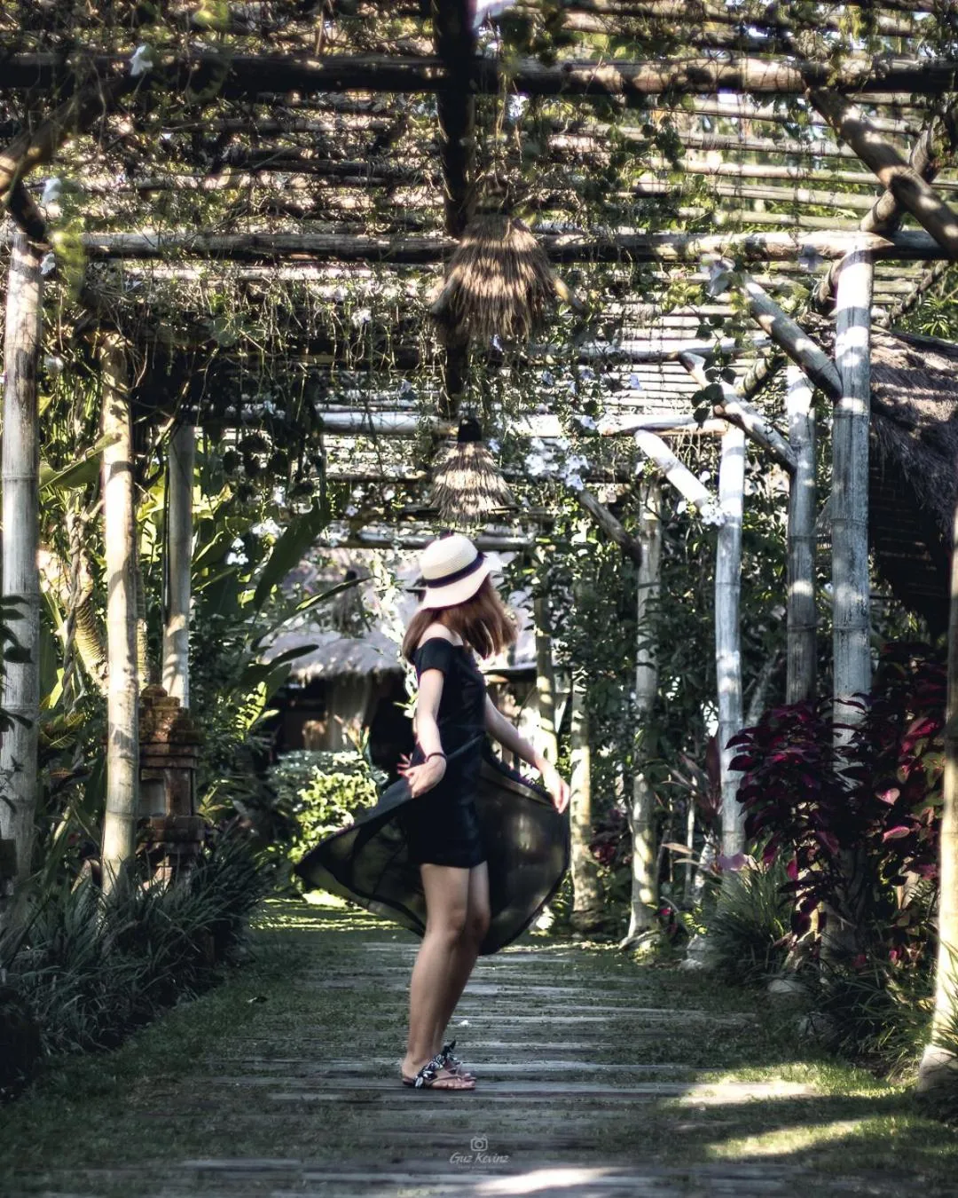 Garden view in Keramas Sacred River Retreat Resort and Villa