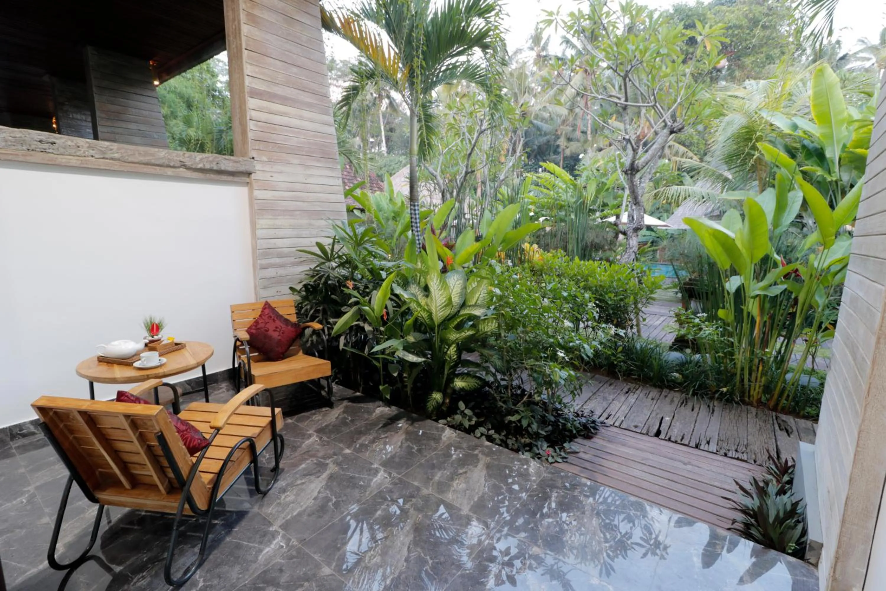 Balcony/Terrace in Keramas Sacred River Retreat Resort and Villa