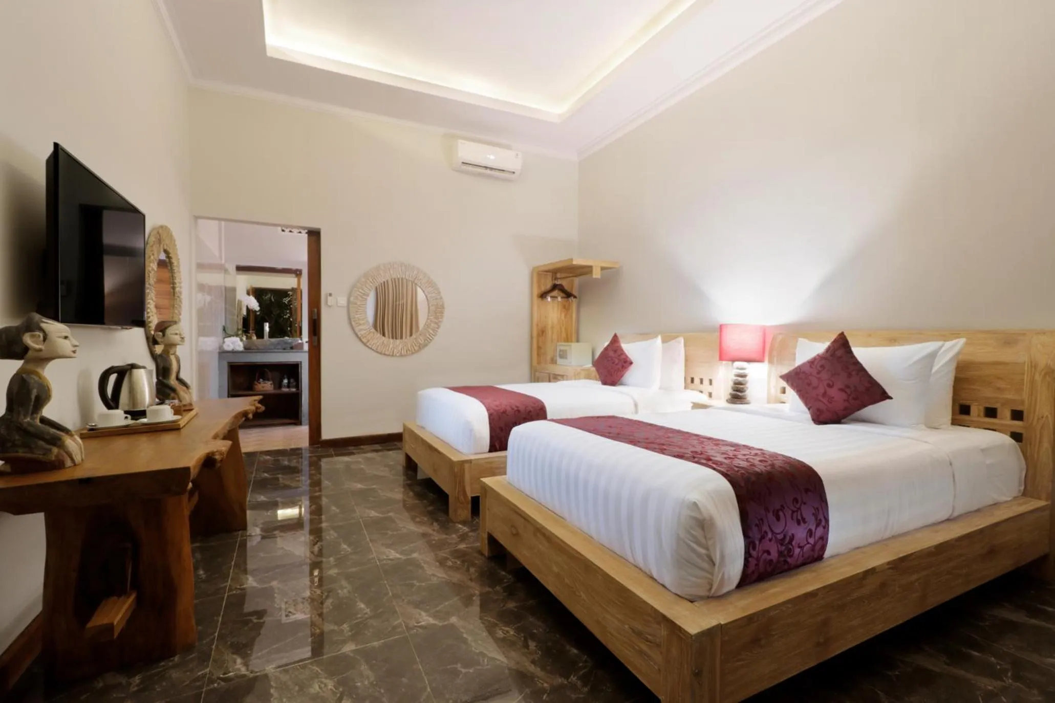 Bedroom, Bed in Keramas Sacred River Retreat Resort and Villa