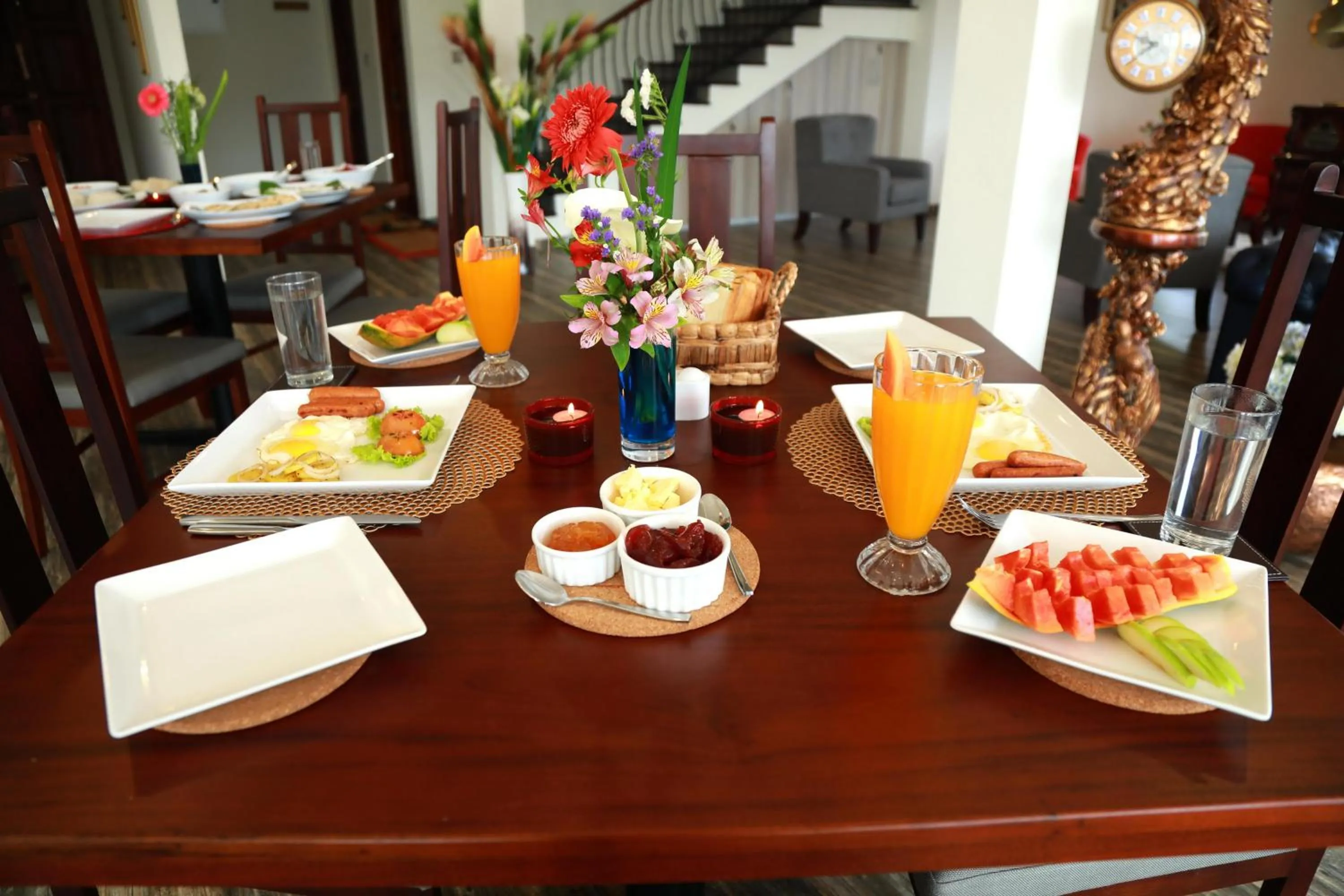 Continental breakfast in The Wind Castle