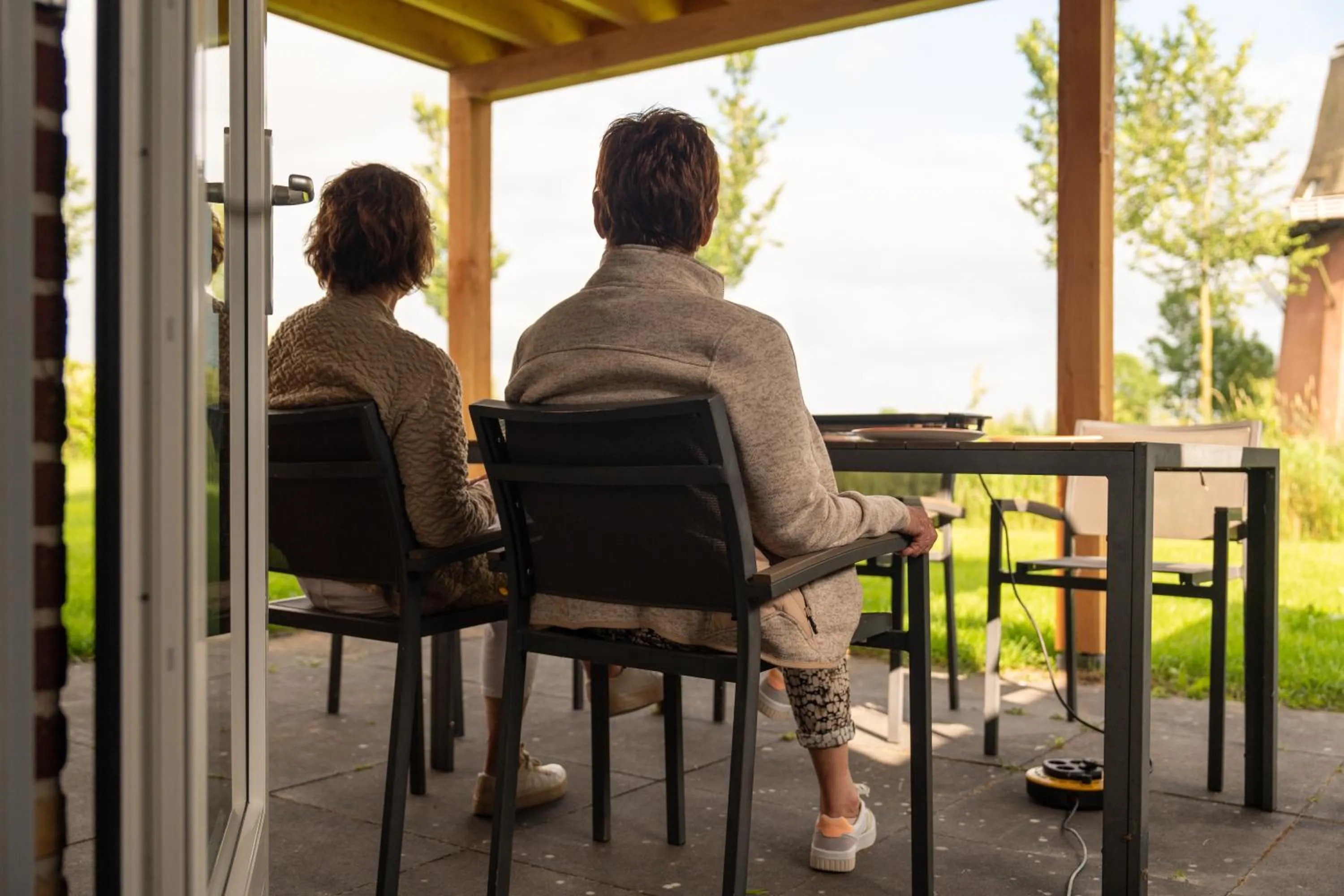 Patio in Waterdorp Burdaard