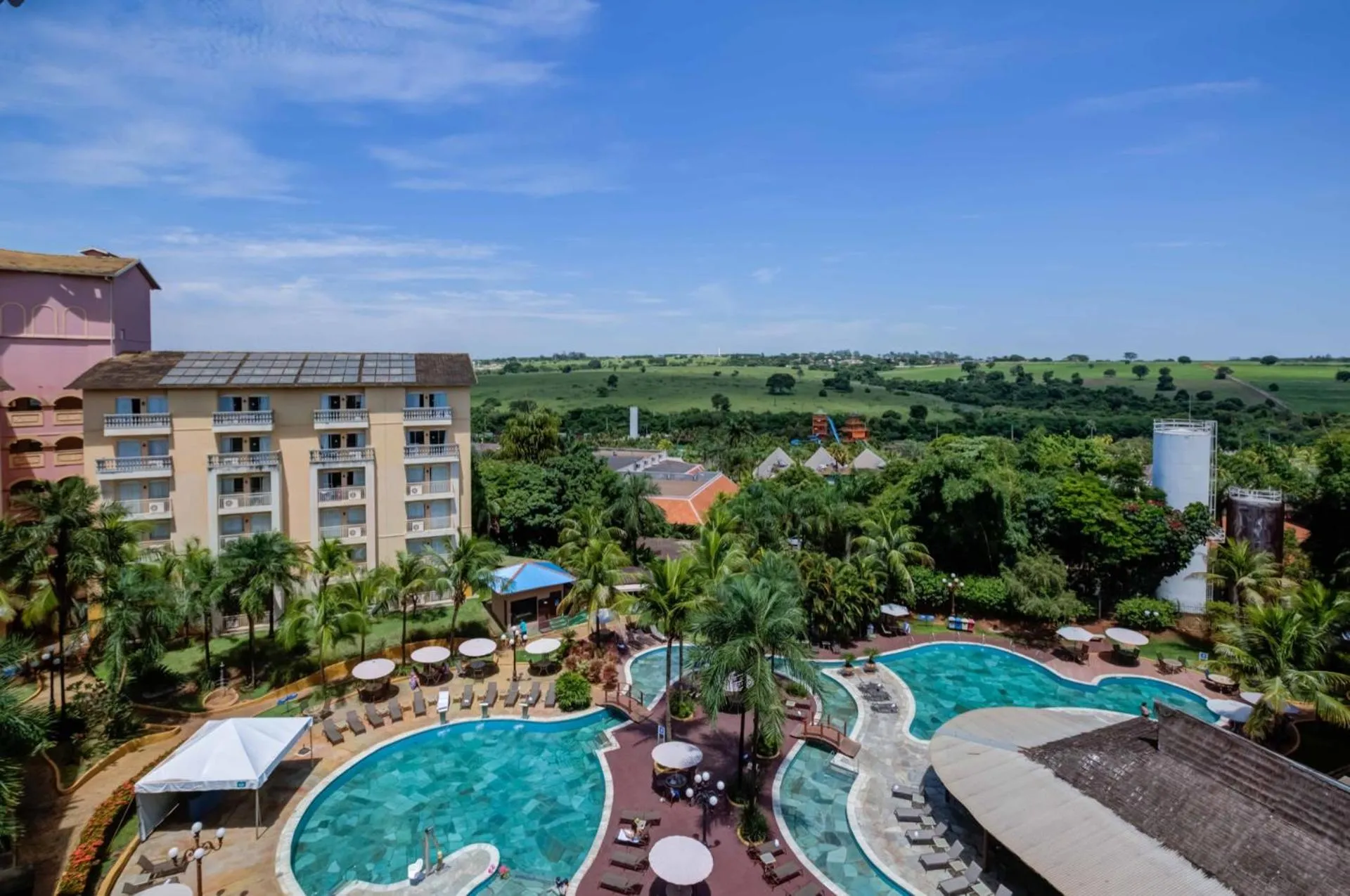 Bird's eye view in Thermas de Olimpia Resort