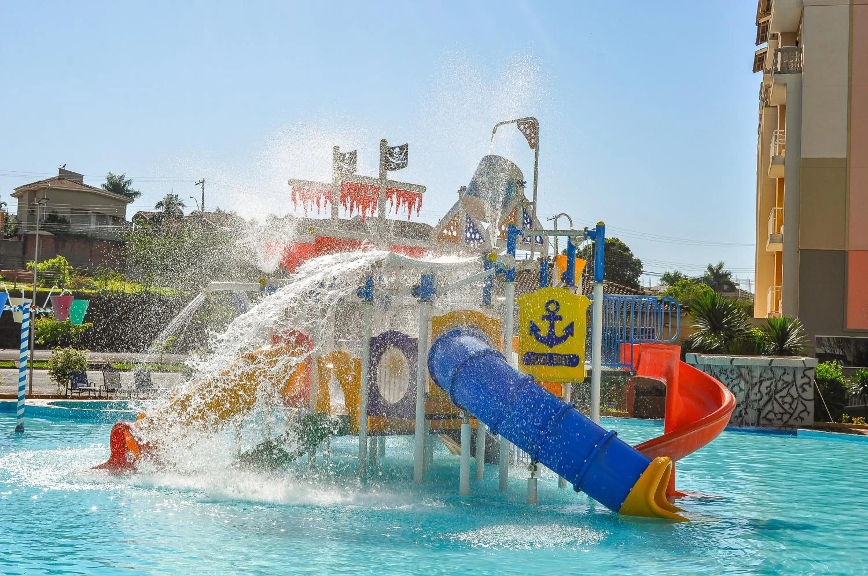 Aqua park in Thermas de Olimpia Resort
