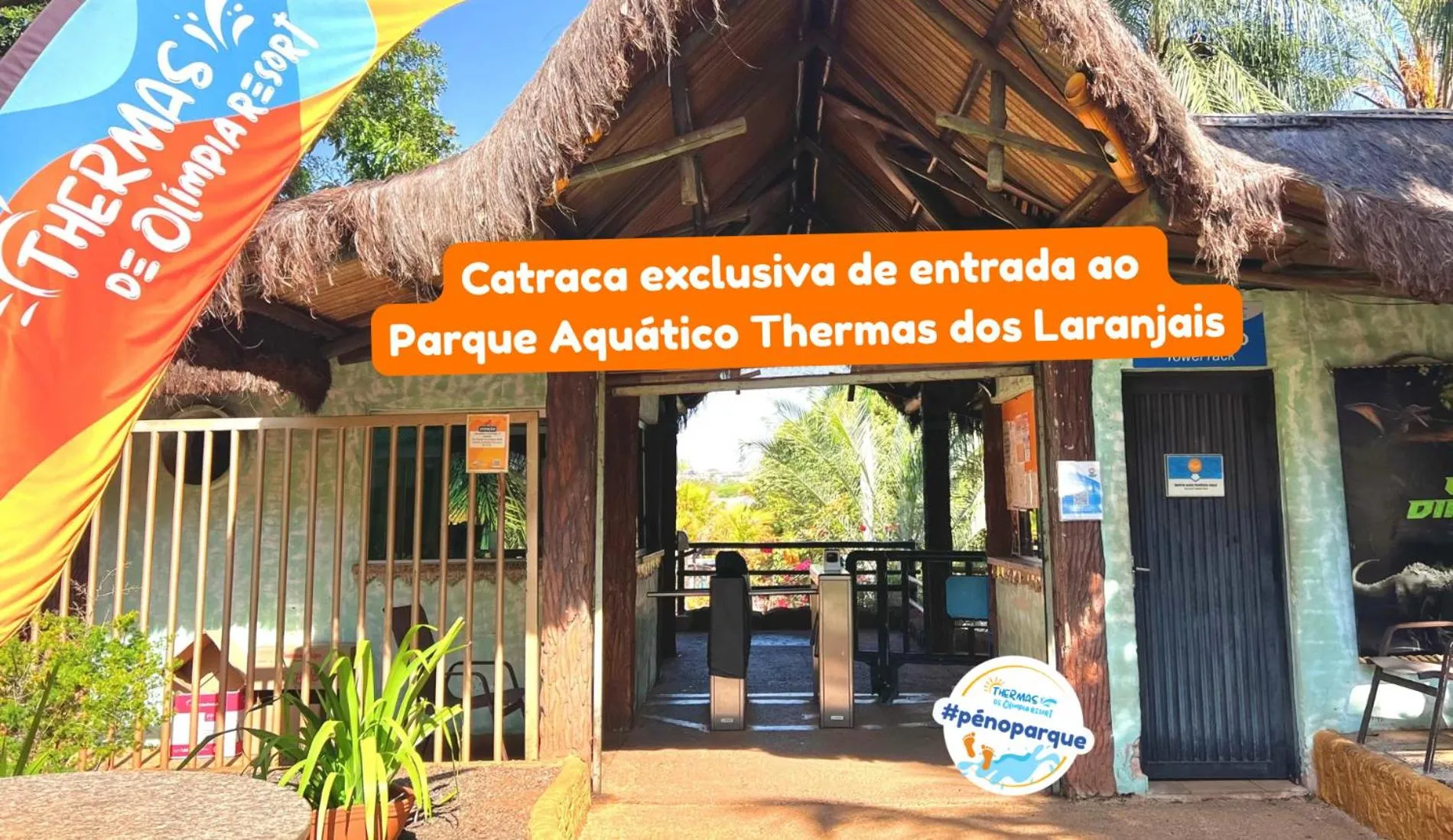 Facade/entrance in Thermas de Olimpia Resort