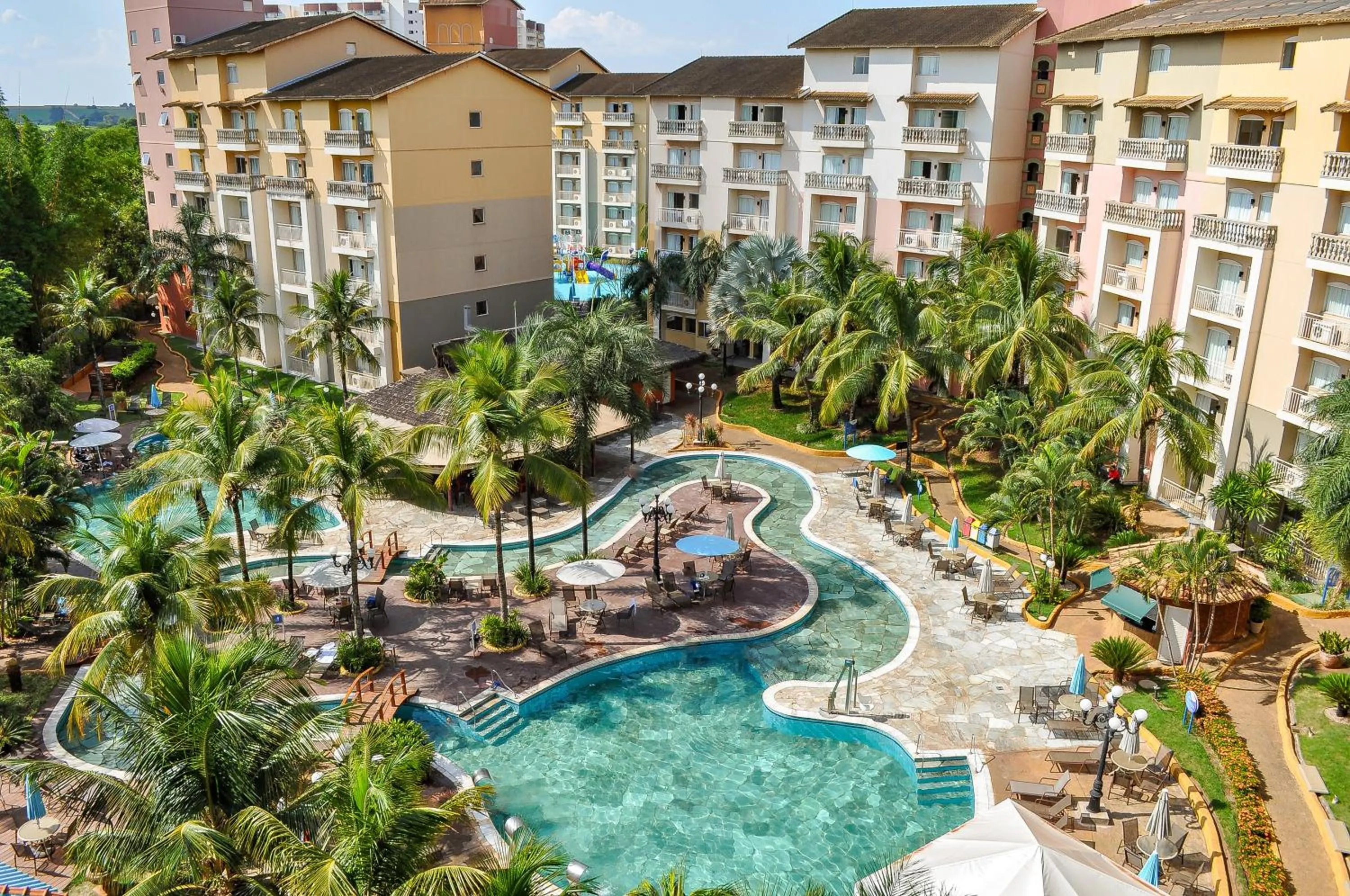 Pool view in Thermas de Olimpia Resort