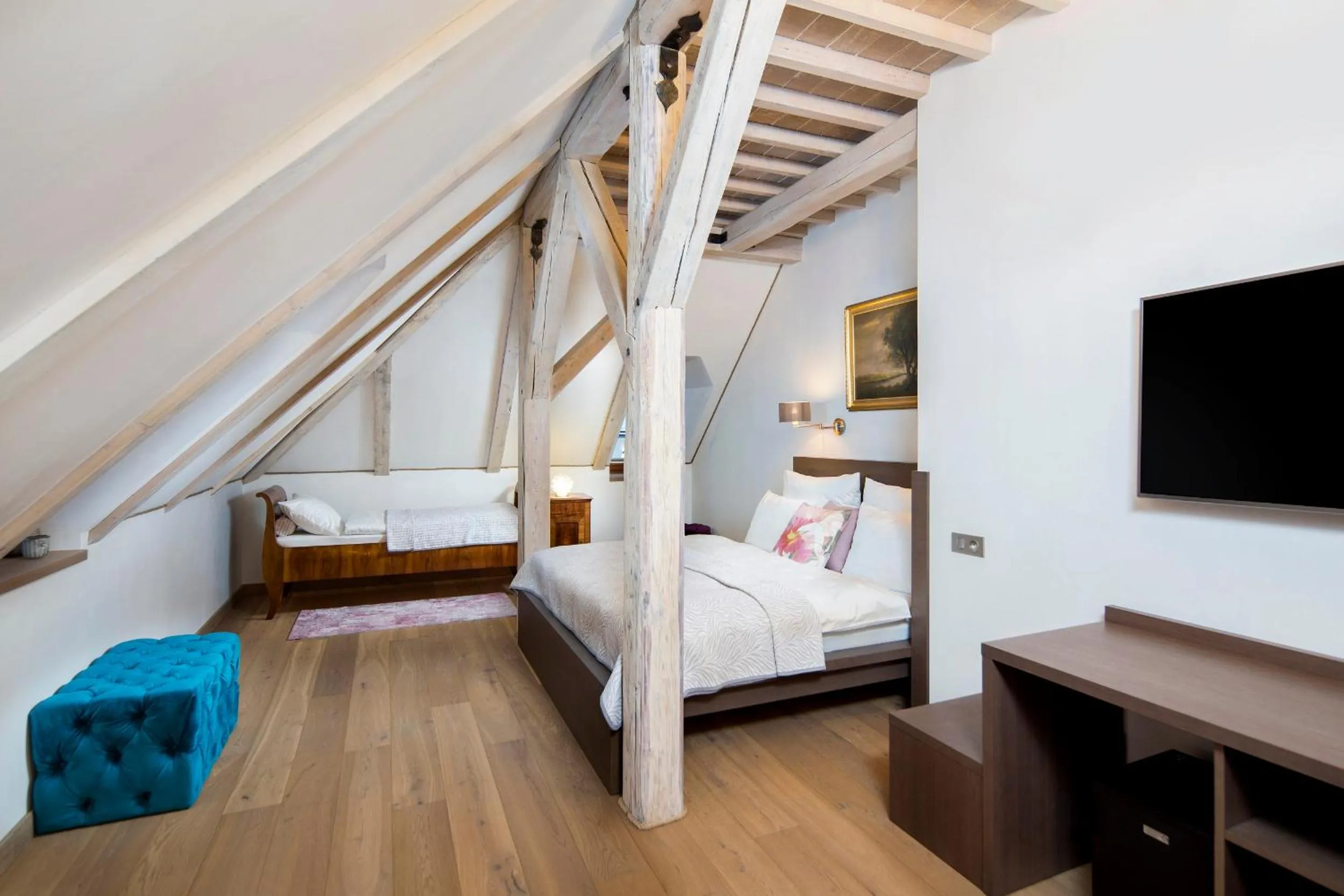 Bedroom, Bed in Kaštieľ Kubínyi