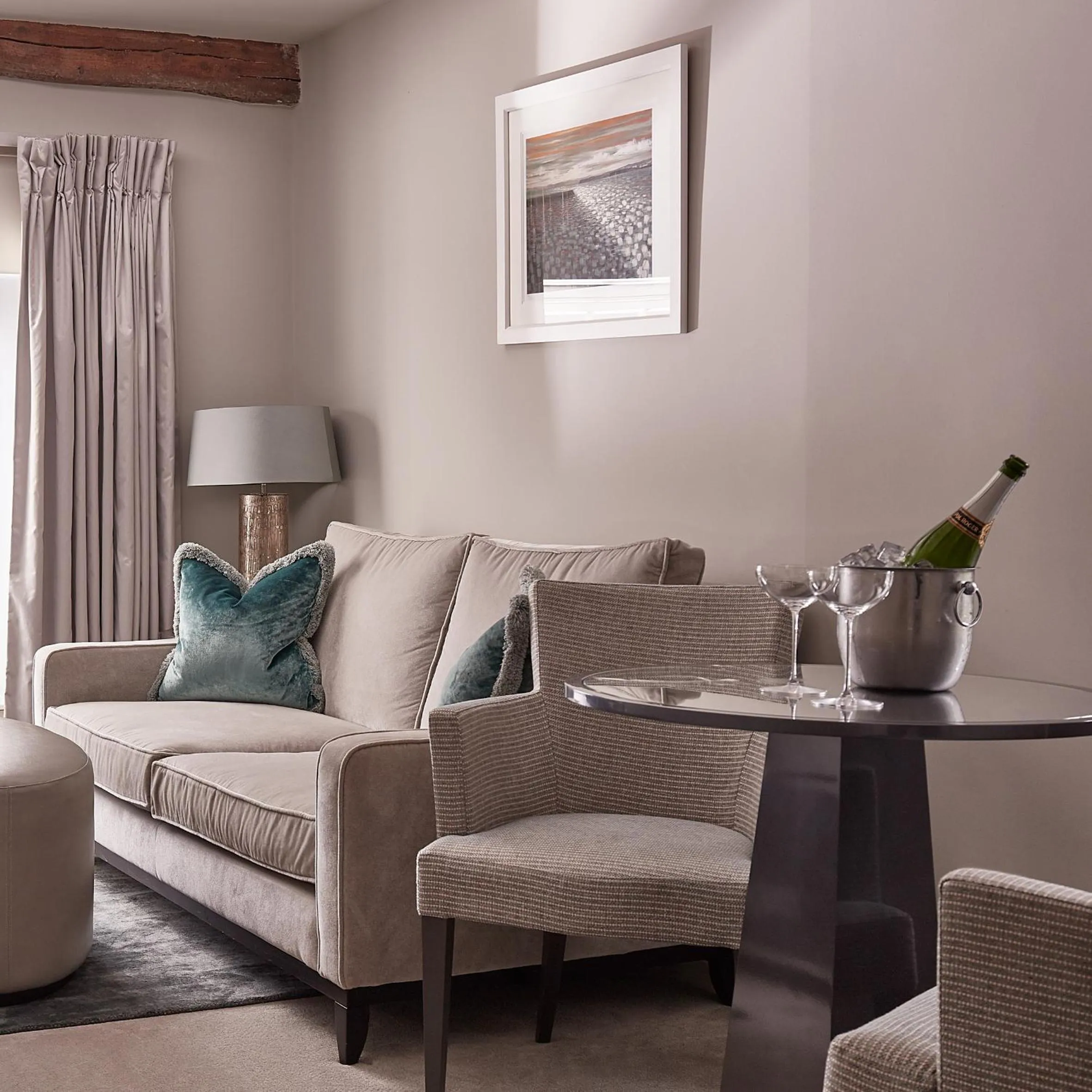 Living room in The Samling Hotel