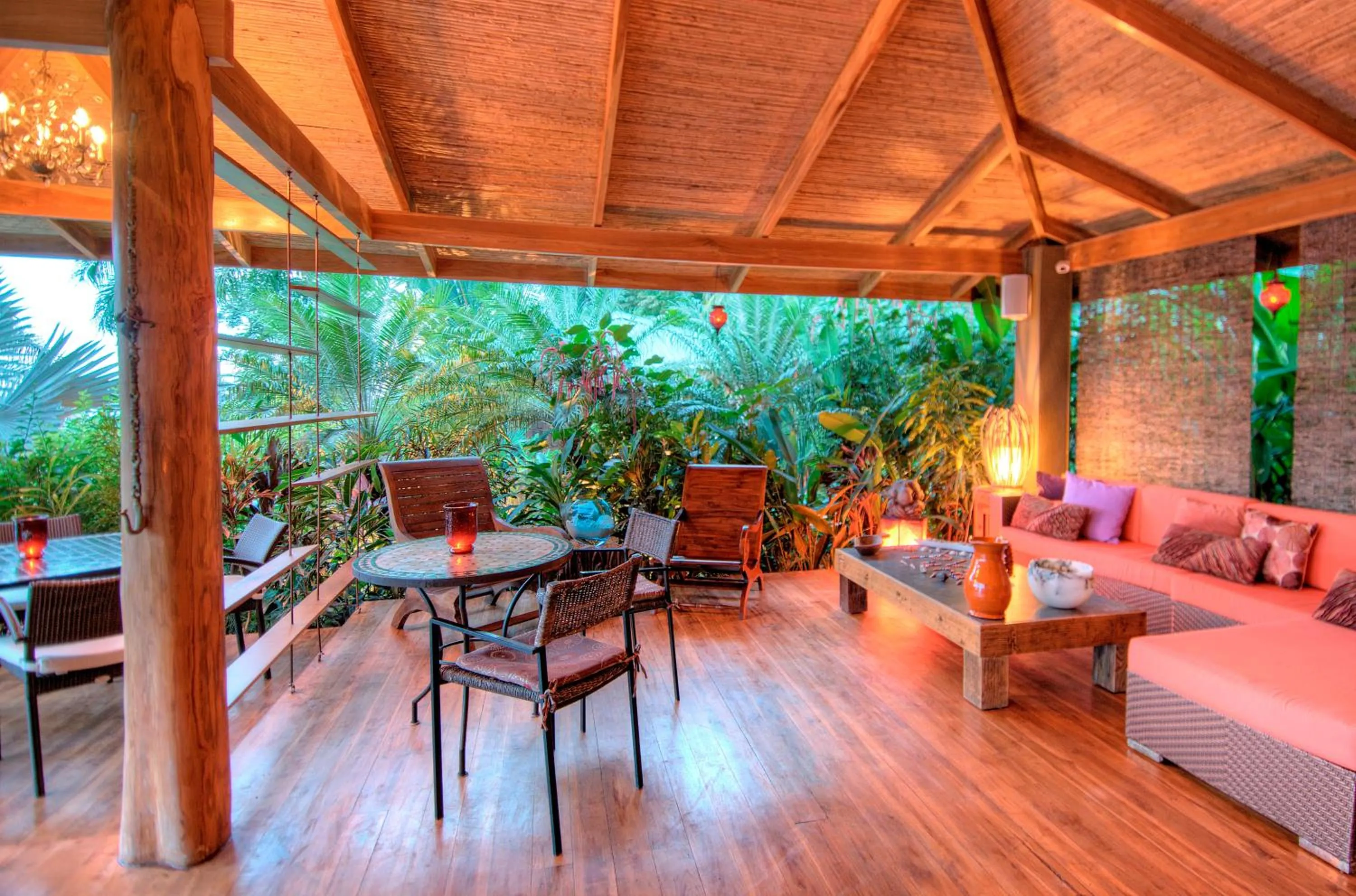 Patio in Casa Chameleon Hotel Mal Pais - Adults Only
