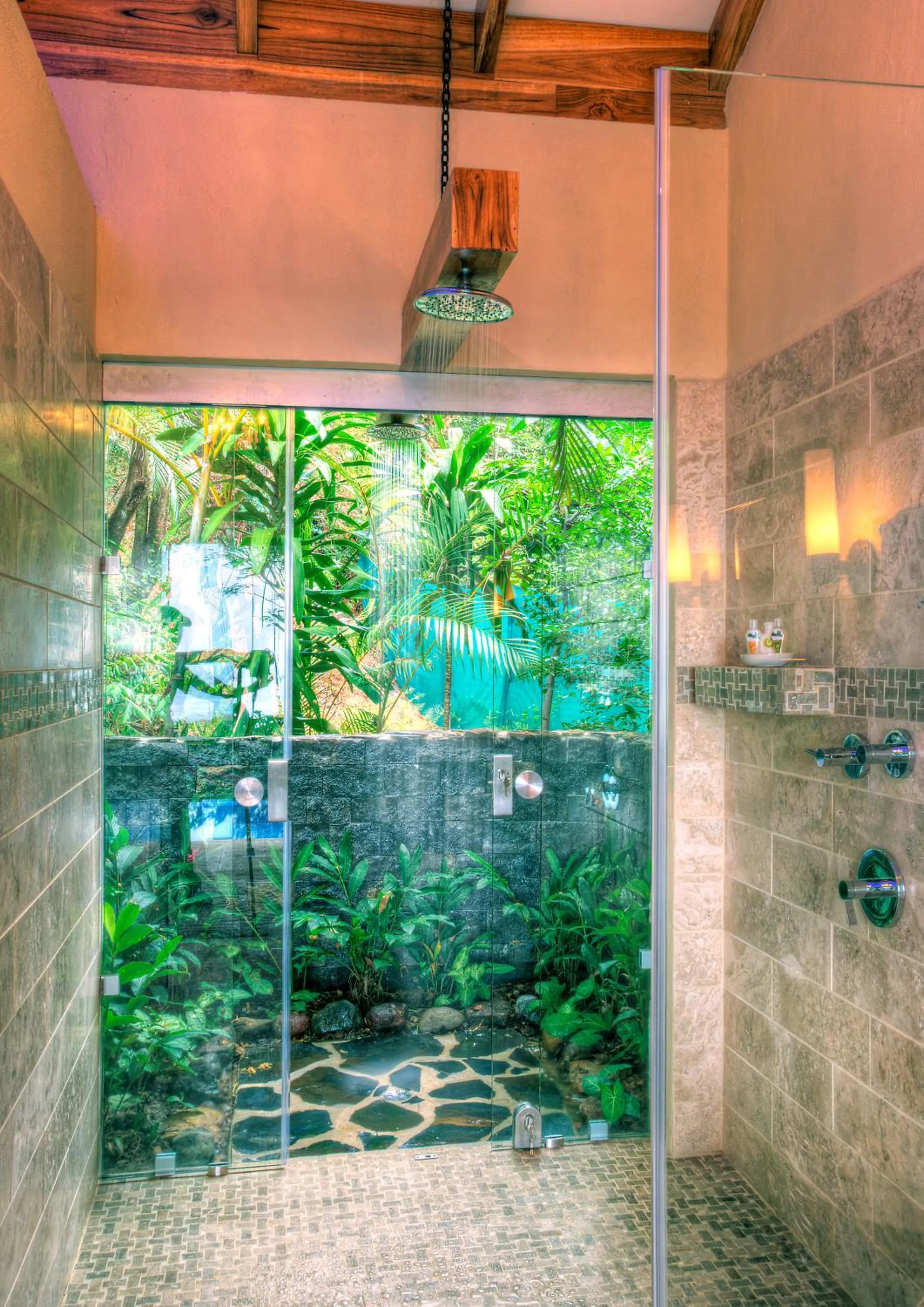 Shower in Casa Chameleon Hotel Mal Pais - Adults Only