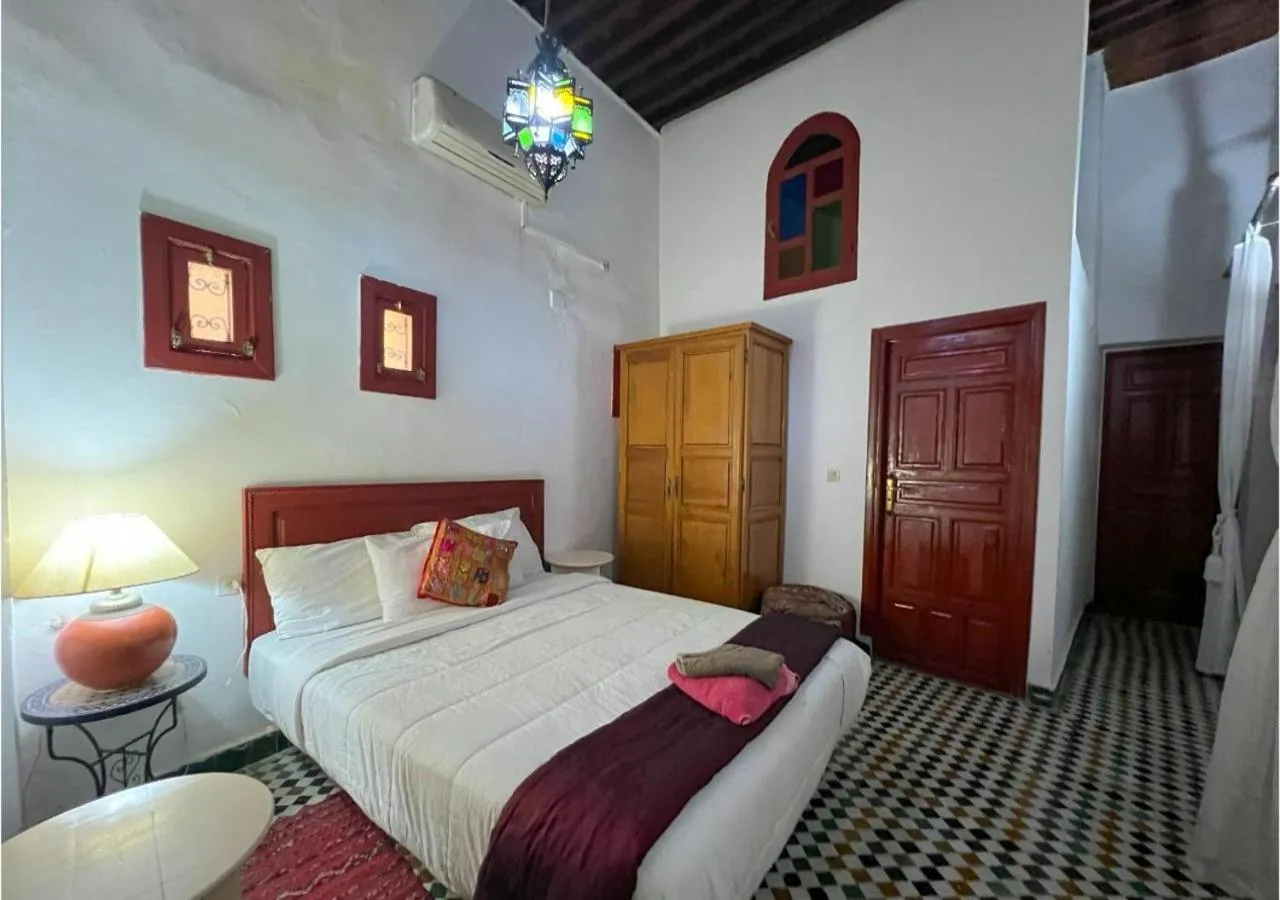 Bed in Riad Dar Iman
