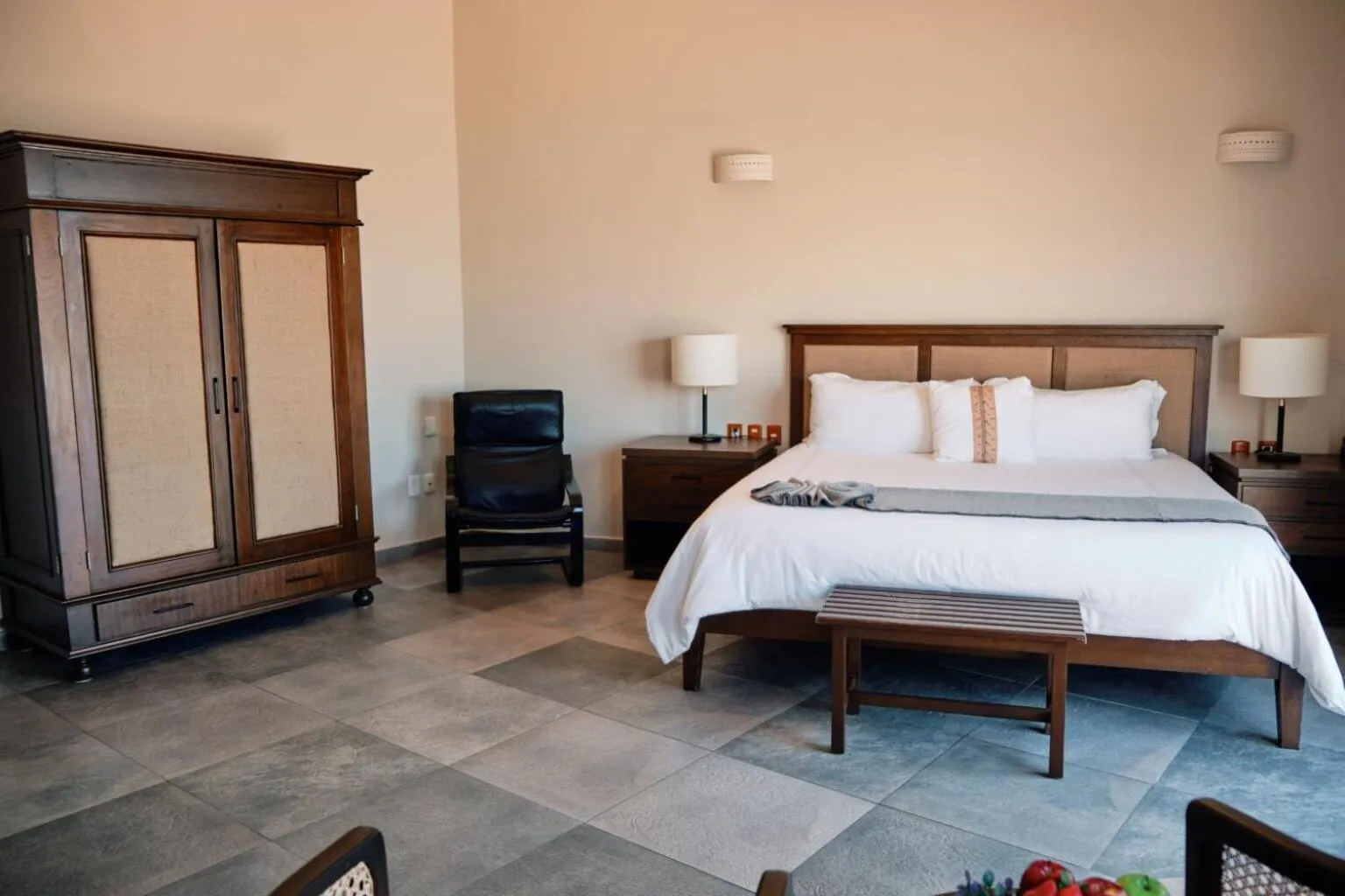 Bed in Casa Lucila Mazatlán Curamoria Collection