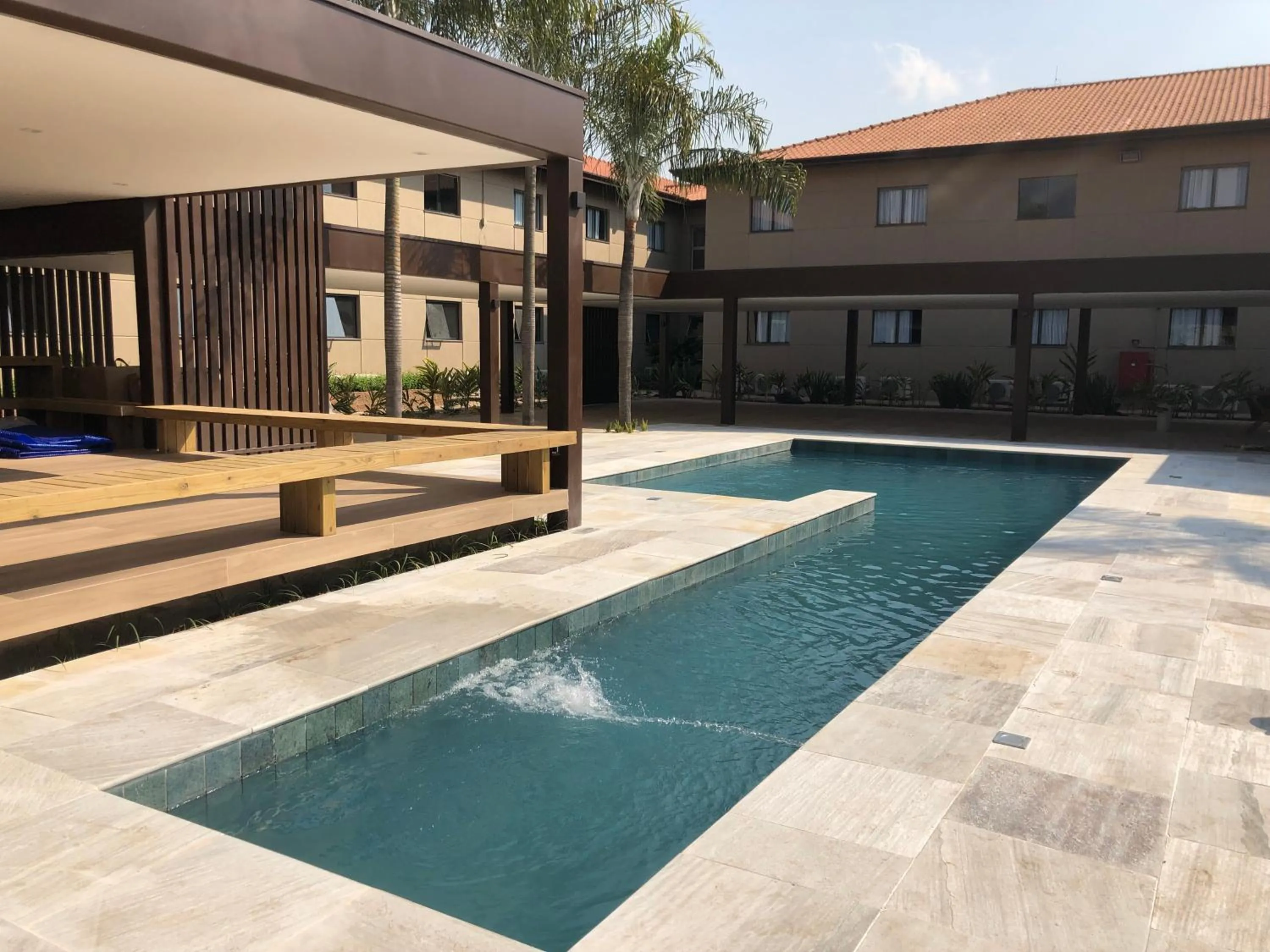Pool view in Fildi Hotel