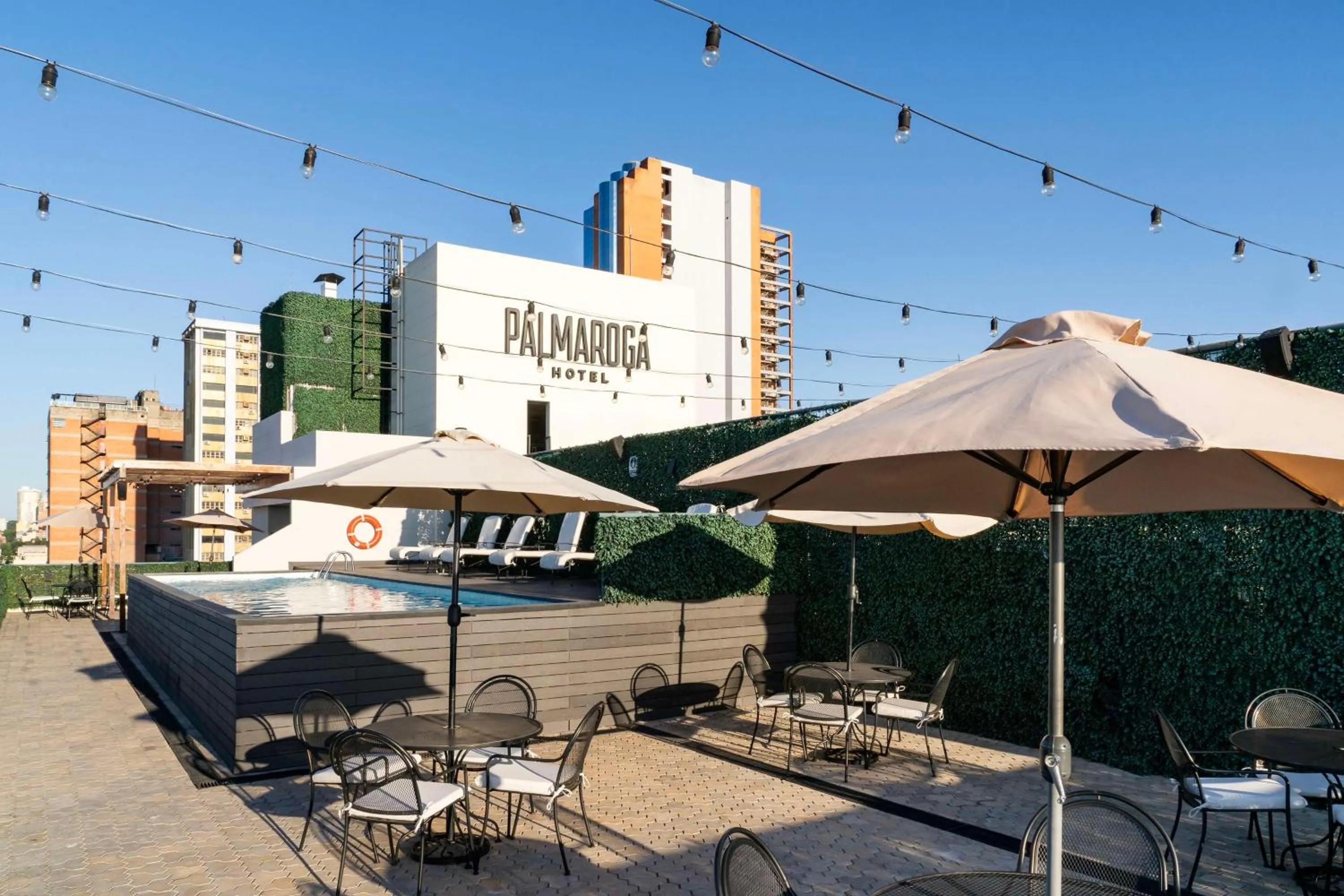 Pool view in Palmaroga Hotel Asuncion, Tapestry Collection by Hilton