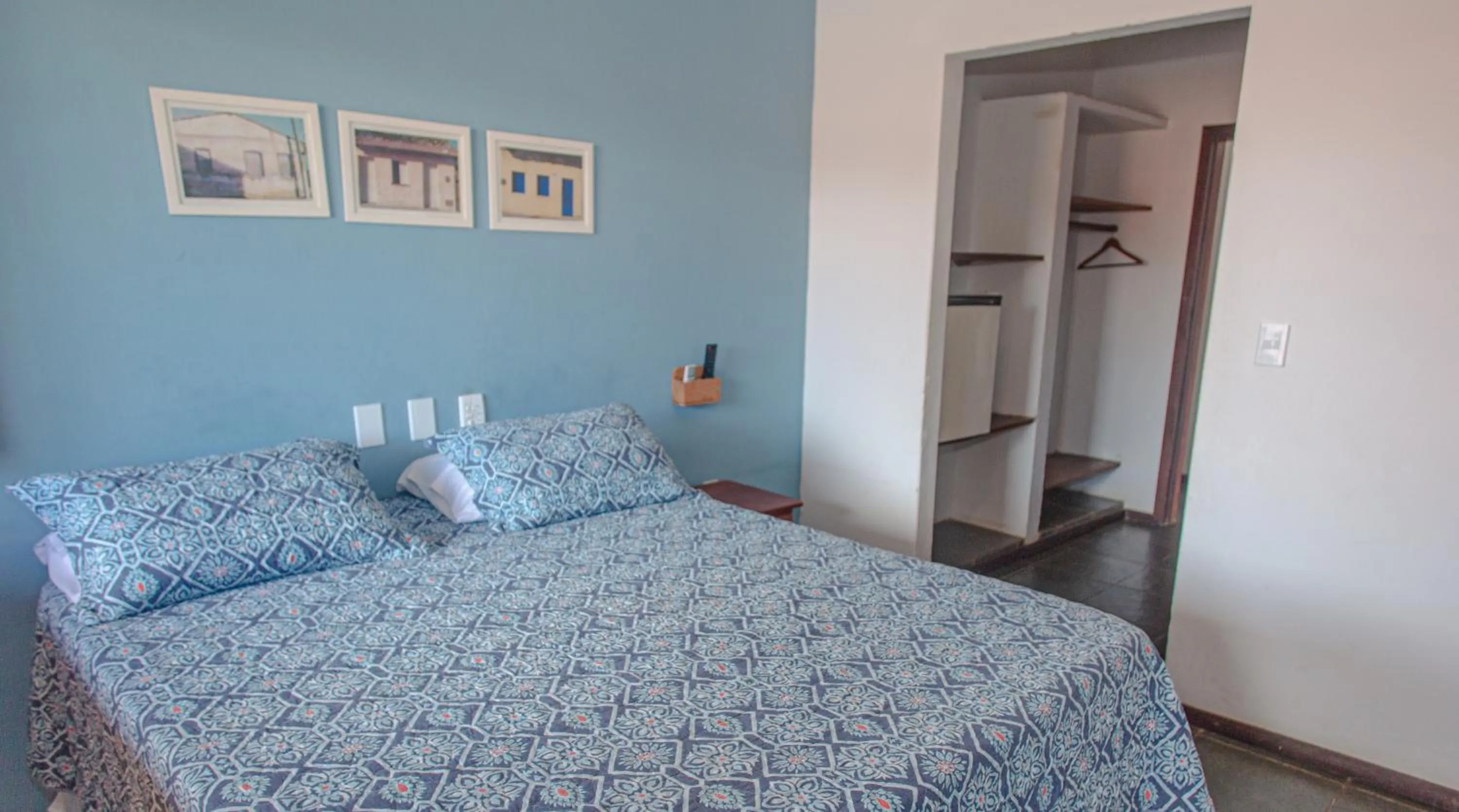 Bed in Pousada Canto do Rio