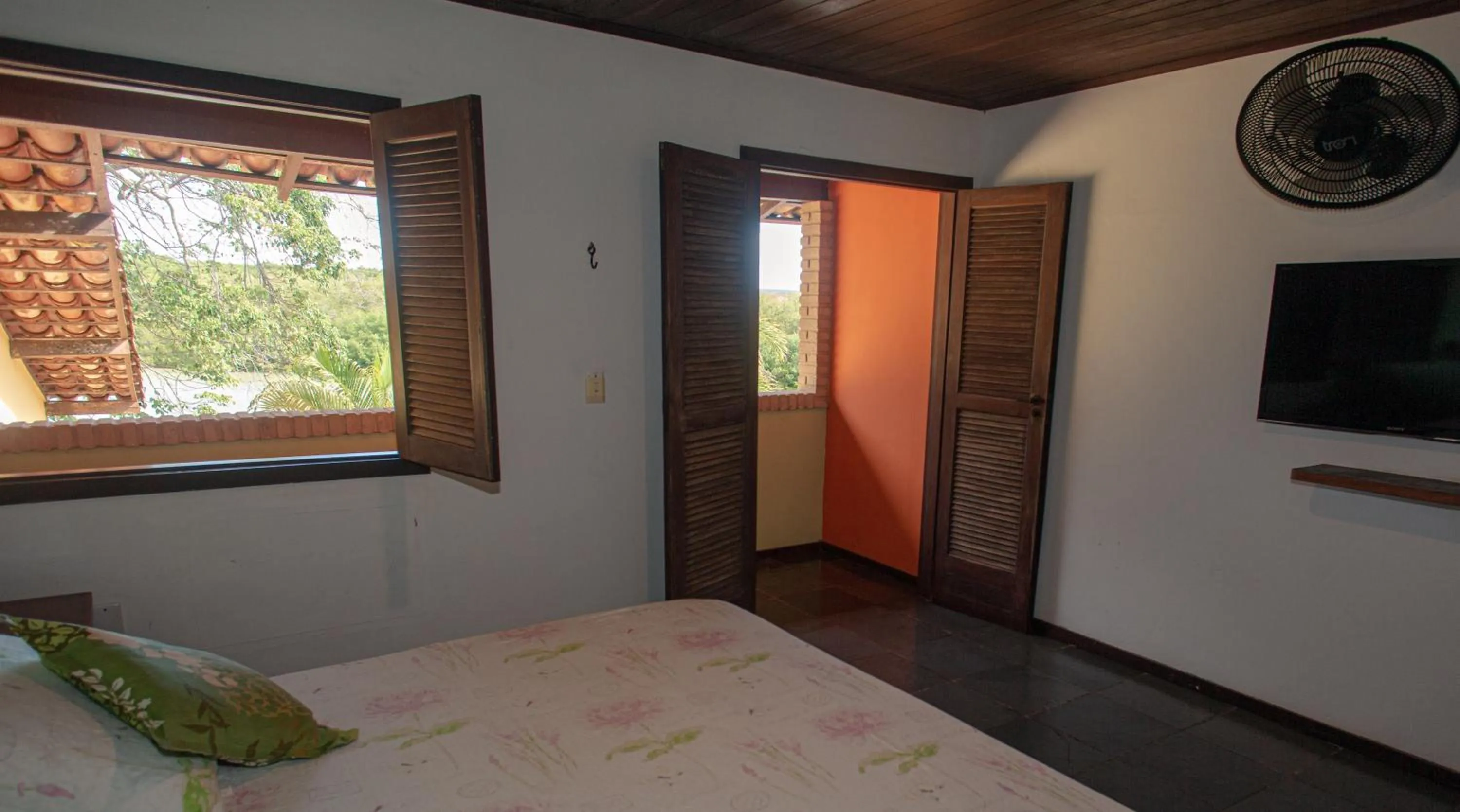 Bed in Pousada Canto do Rio