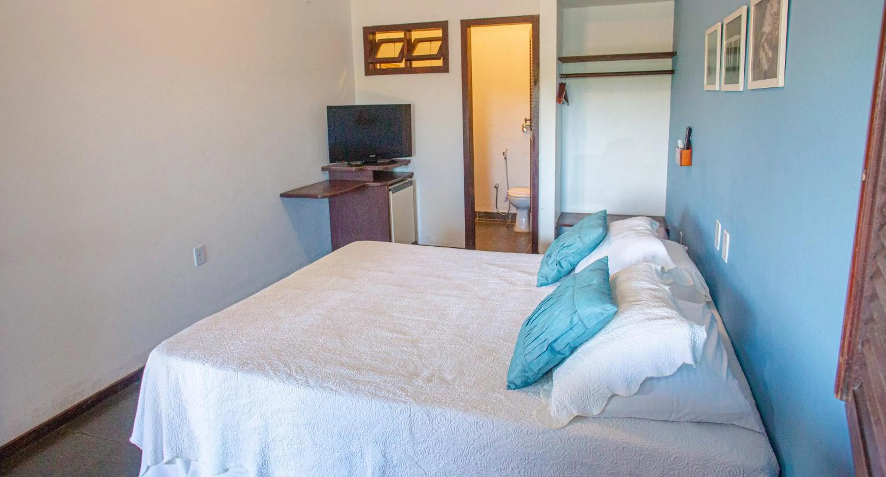 Bed in Pousada Canto do Rio