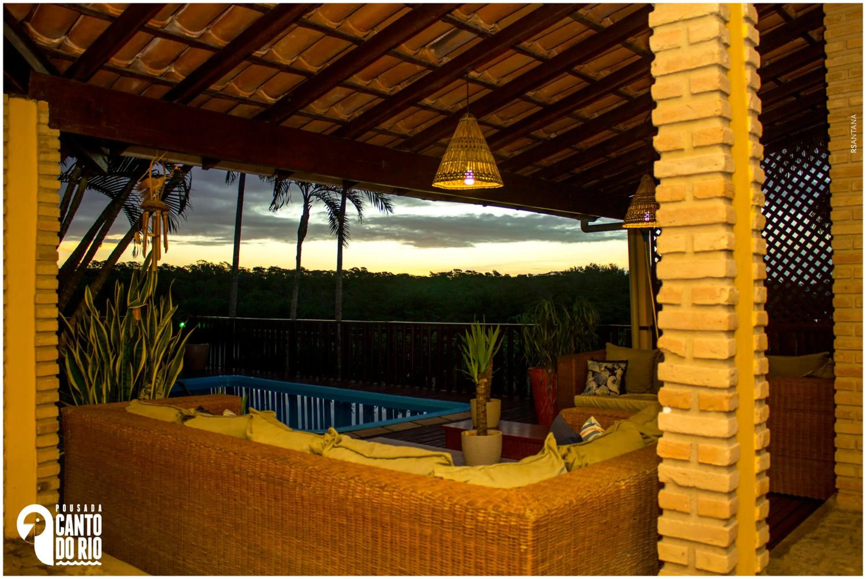 Natural landscape in Pousada Canto do Rio