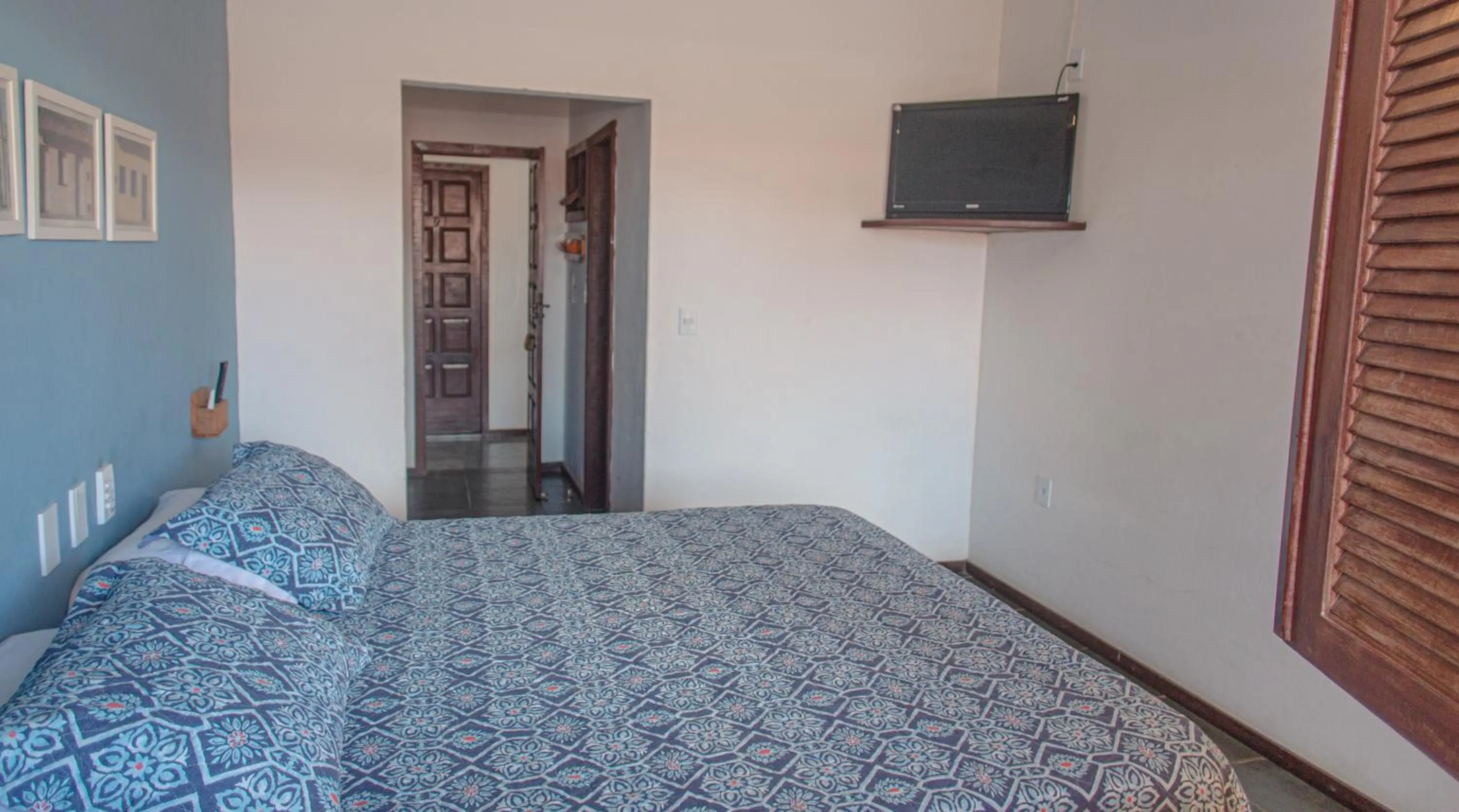 Bed in Pousada Canto do Rio