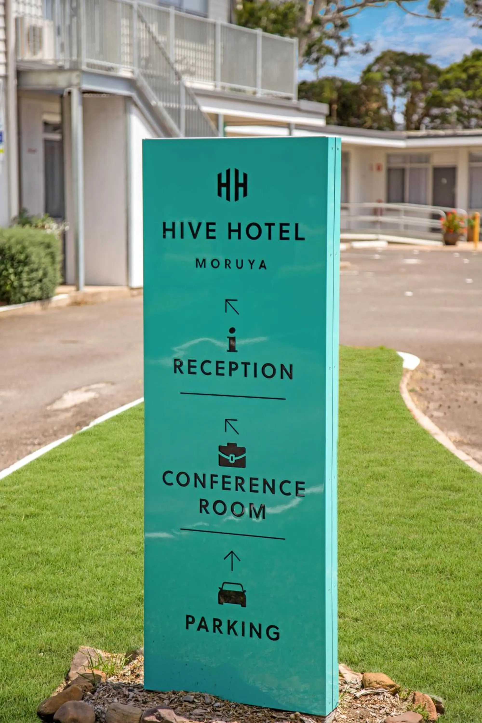 Property logo or sign in Hive Hotel, Moruya