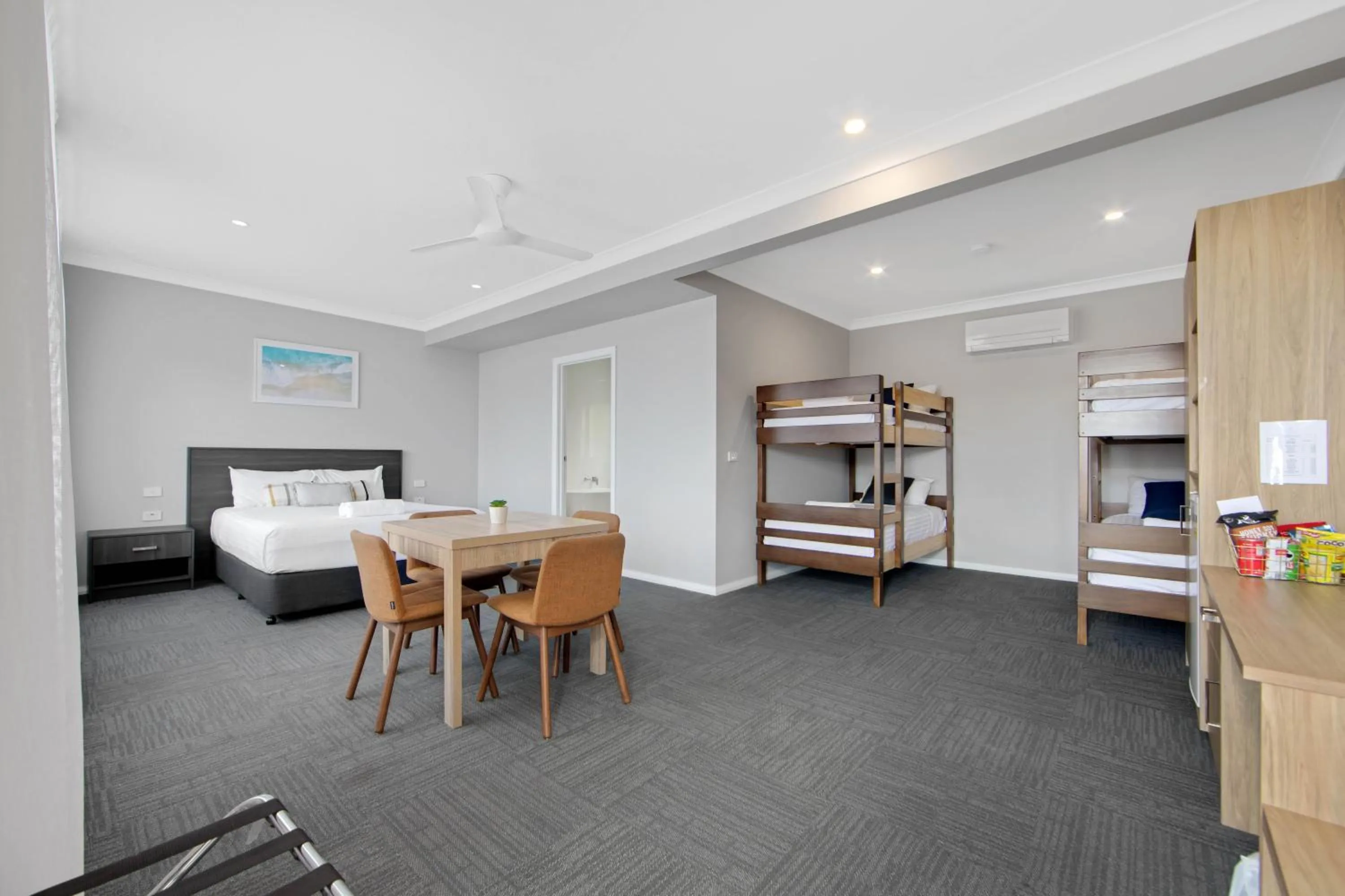 Bed in Hive Hotel, Moruya