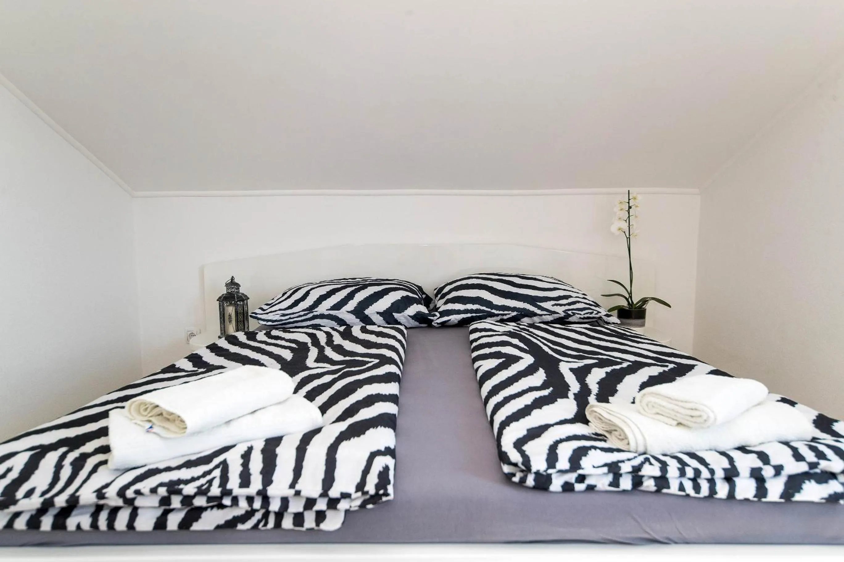 Bed in Apartmani Jordanka