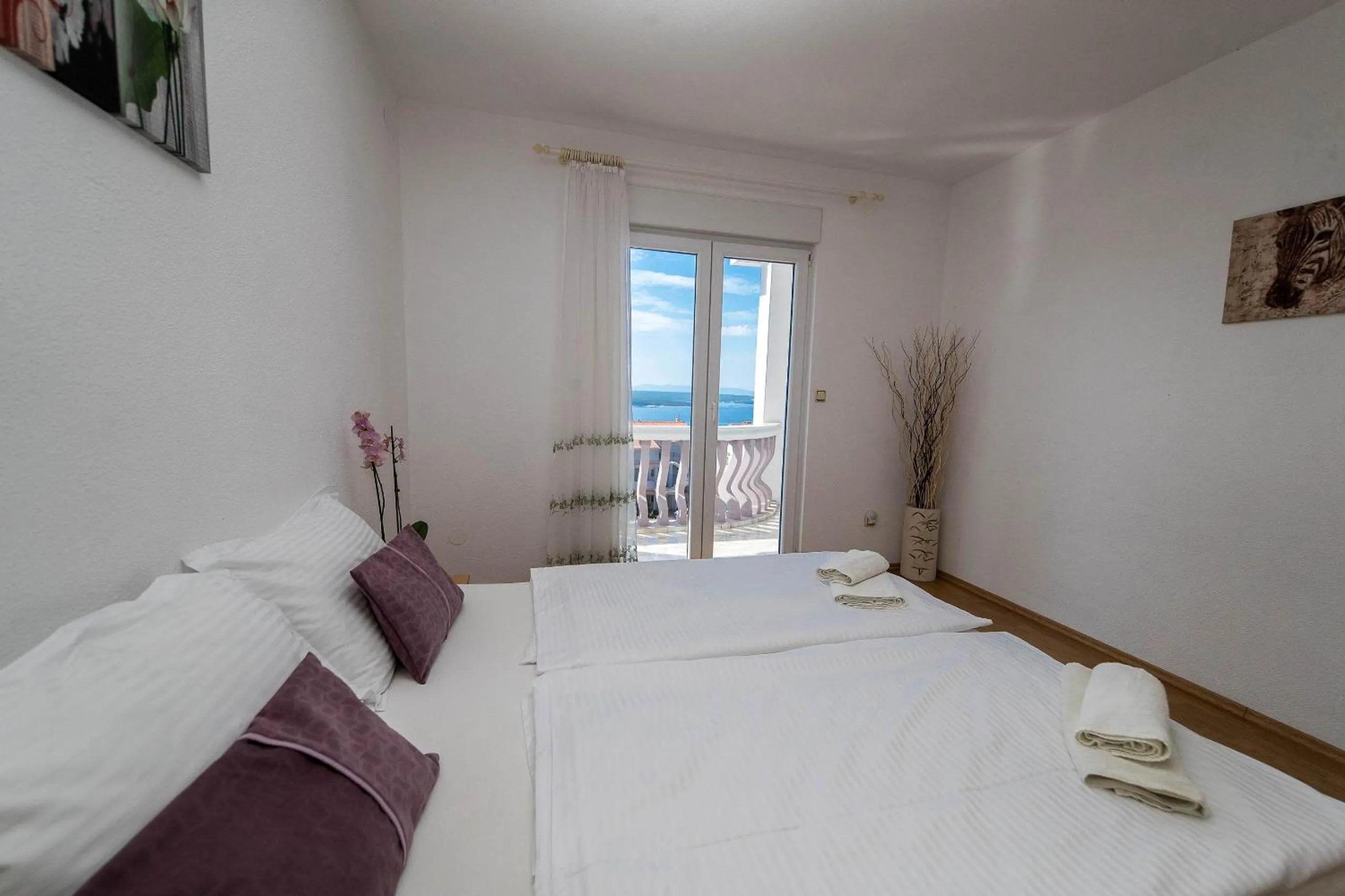 Bed in Apartmani Jordanka