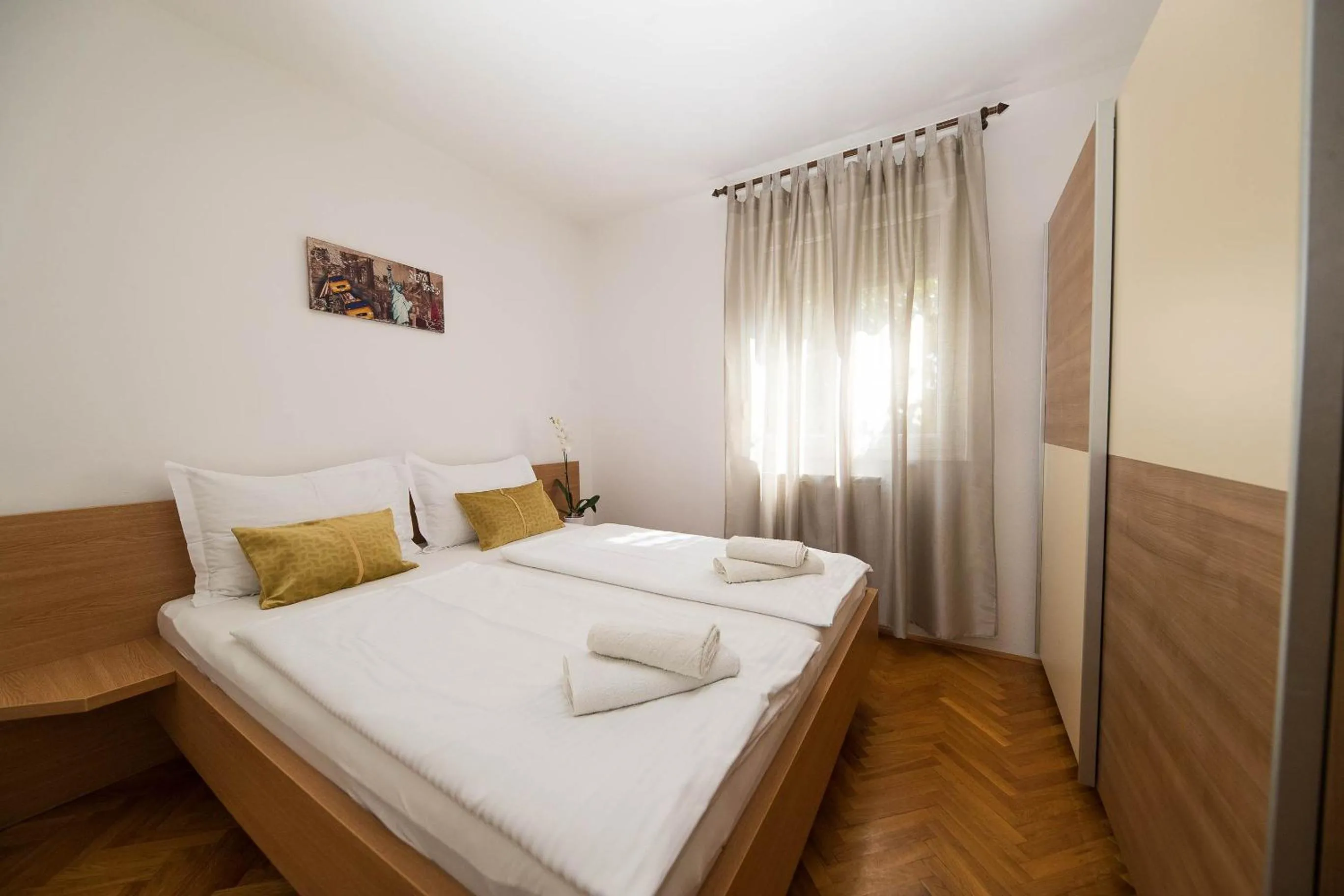 Bed in Apartmani Jordanka