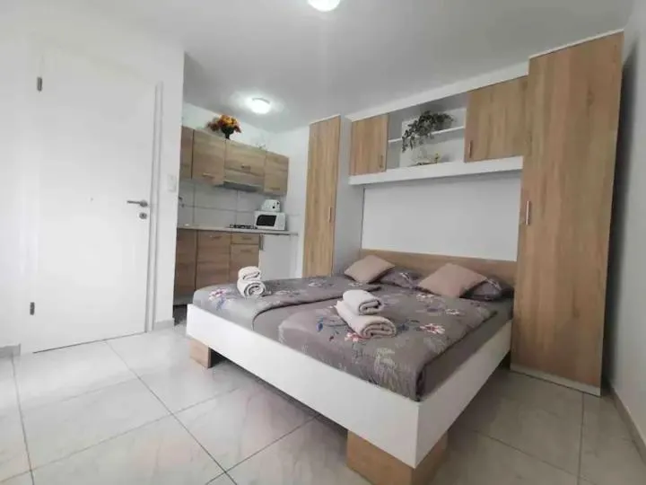 Bed in Apartmani Jordanka