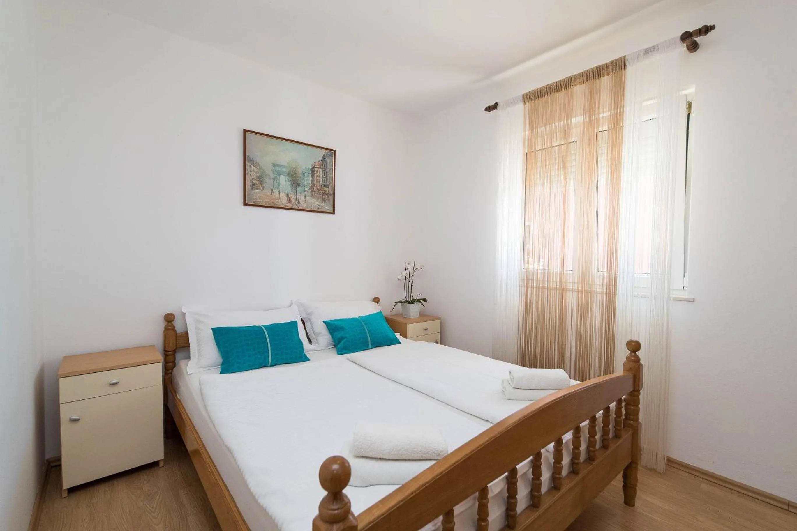 Bed in Apartmani Jordanka