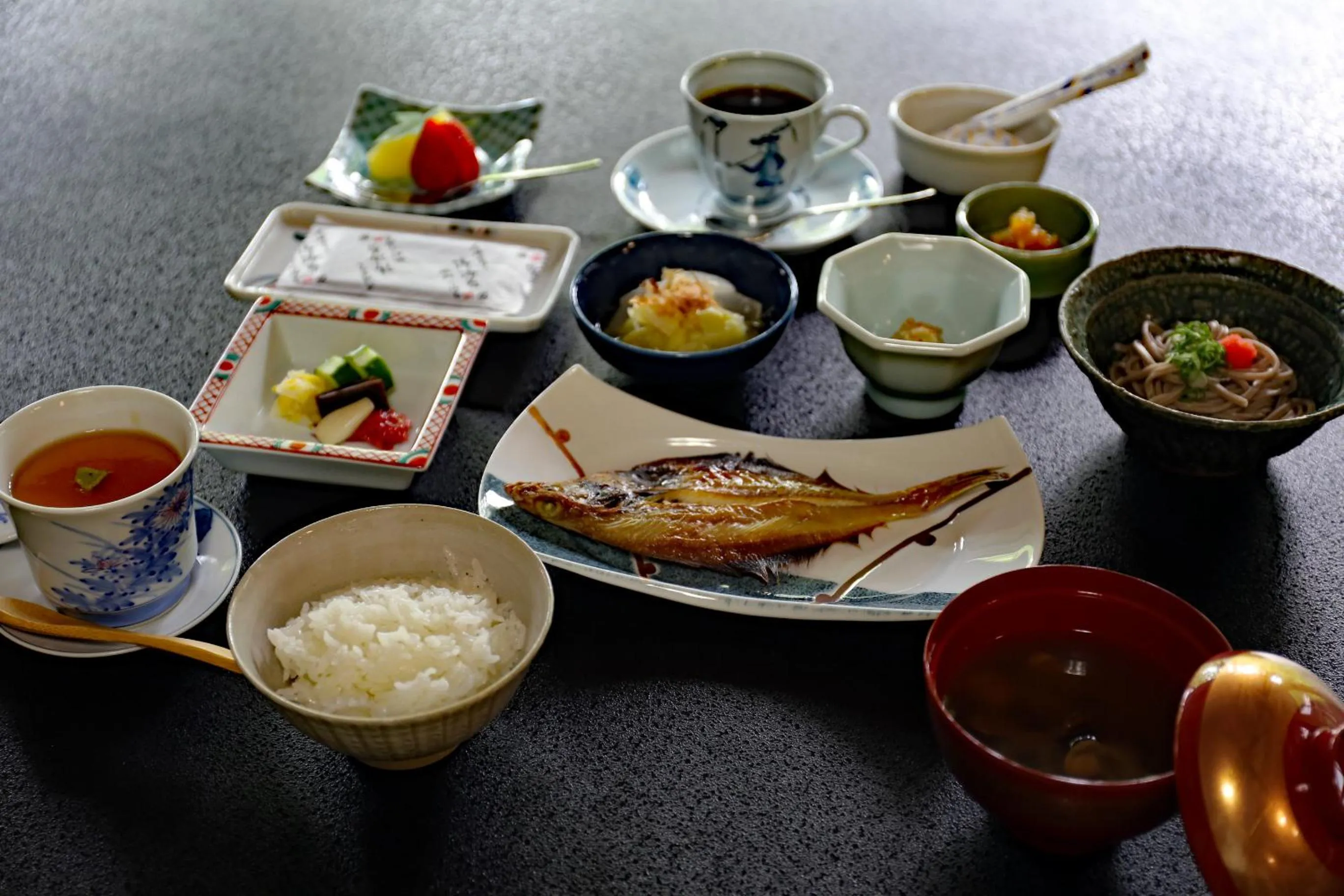 Breakfast in Ryokan Koyokan